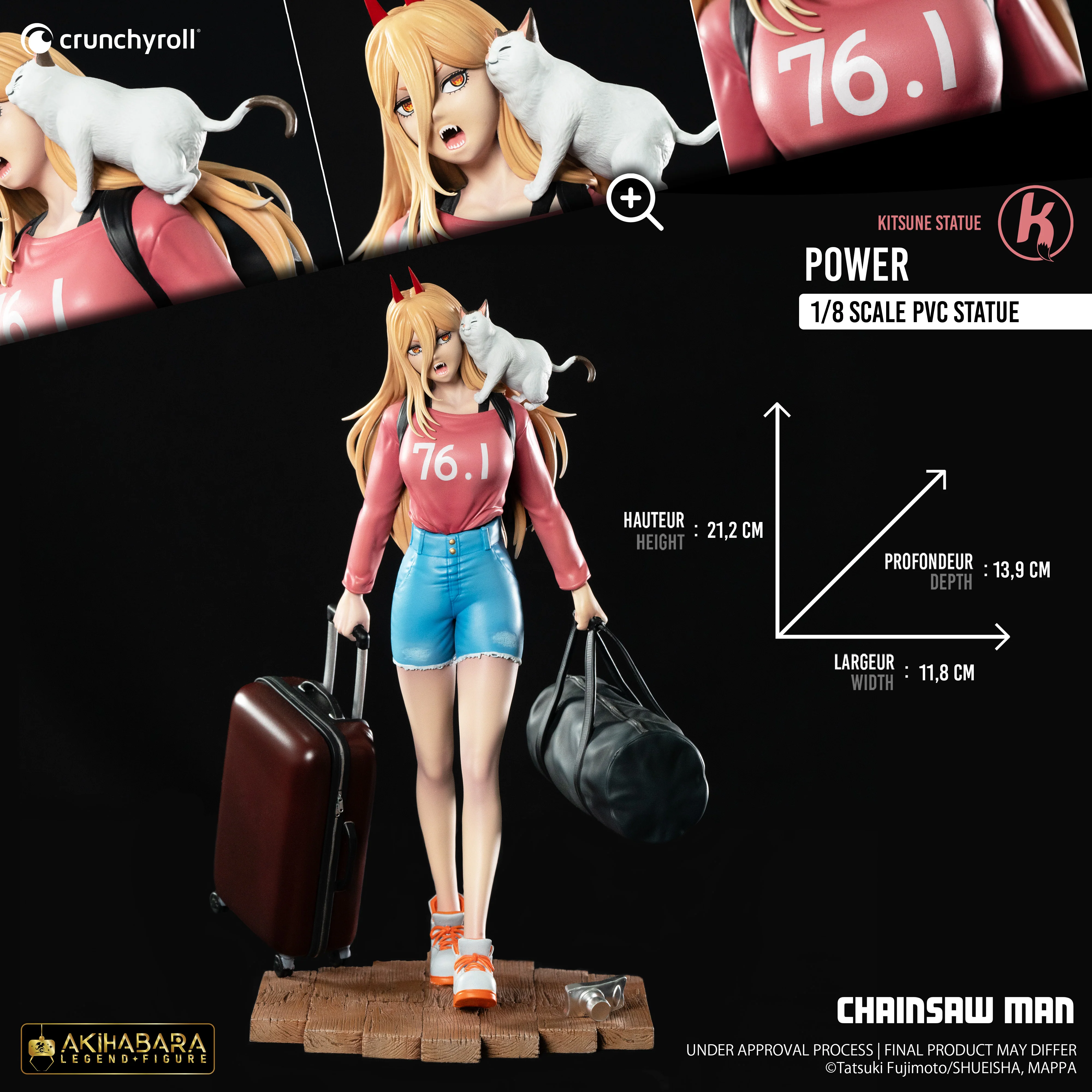 Chainsaw Man Kitsune Statue Power Licensed PVC Figure - Image 6