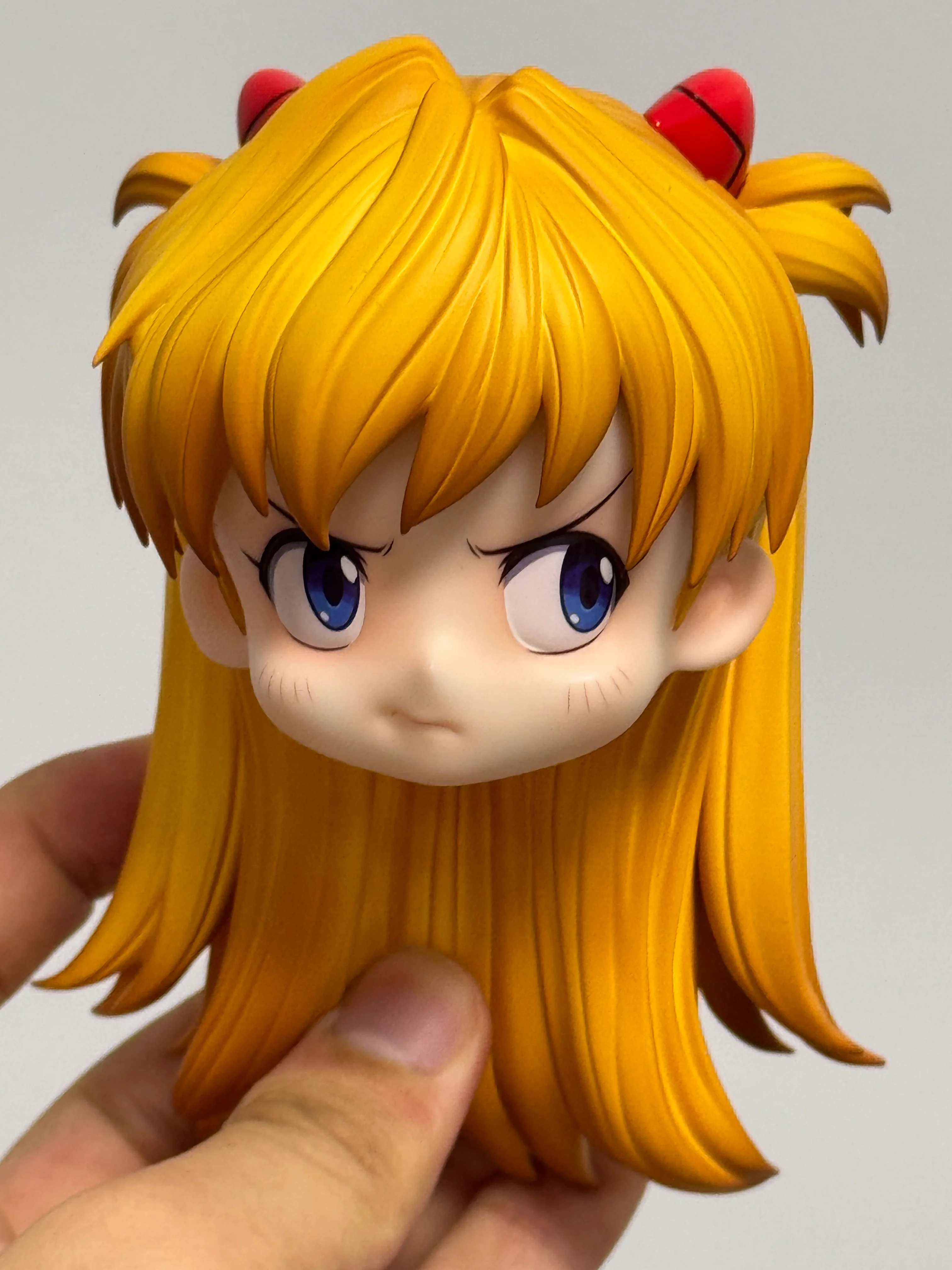 Chainsaw Man x Evangelion Hera Studio Chibi Reze x Chibi Asuka Resin Statue - Image 9