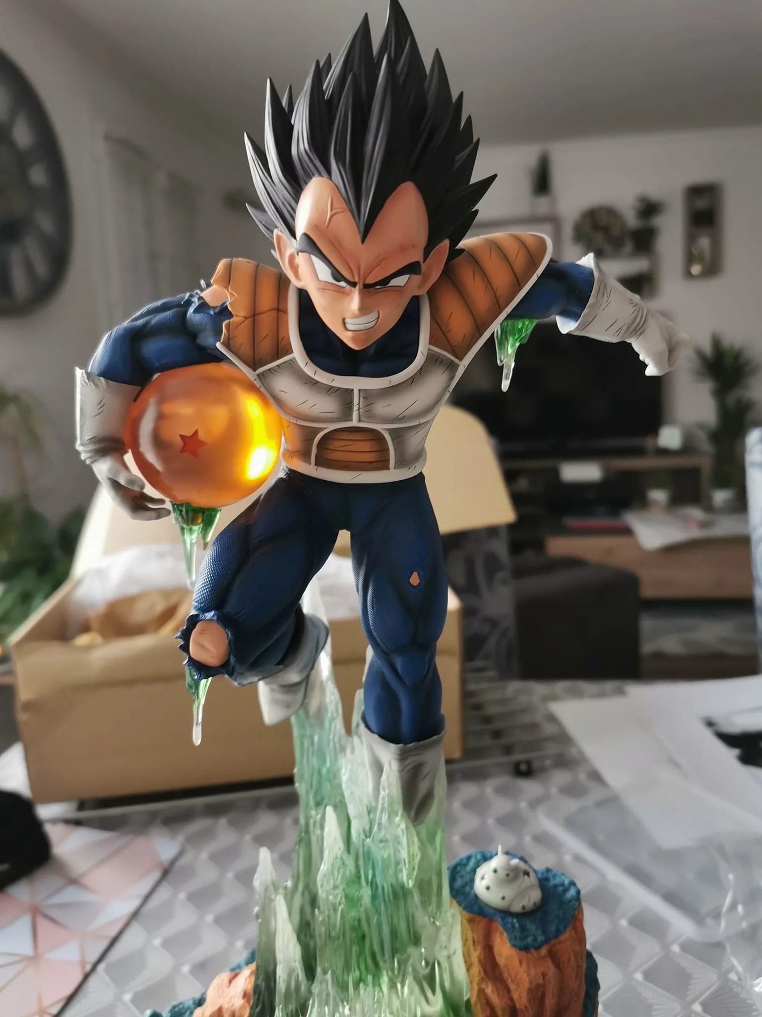 Dragon Ball AR Studio Vegeta Namek Ball Resin Statue - Image 7