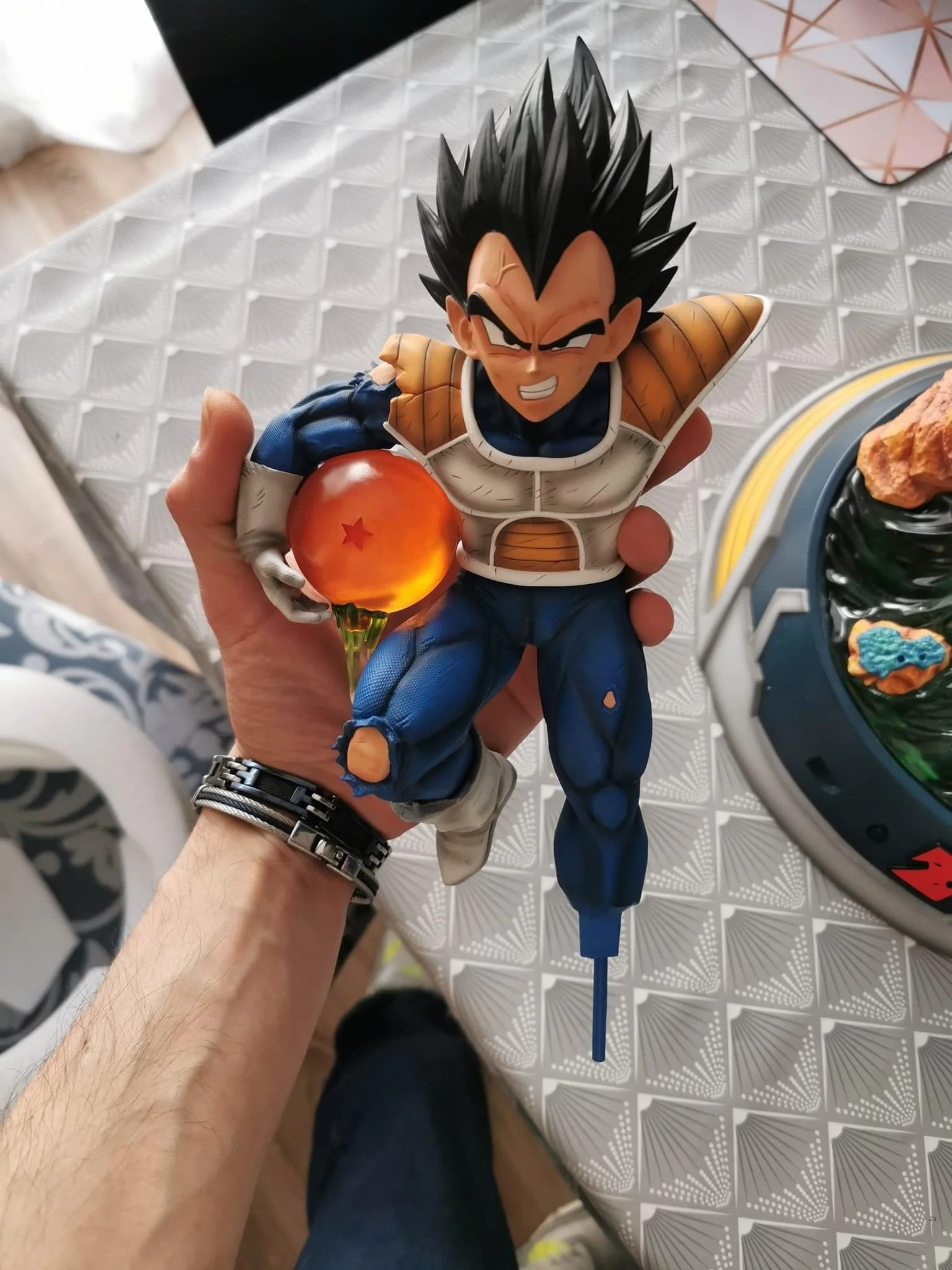 Dragon Ball AR Studio Vegeta Namek Ball Resin Statue - Image 8