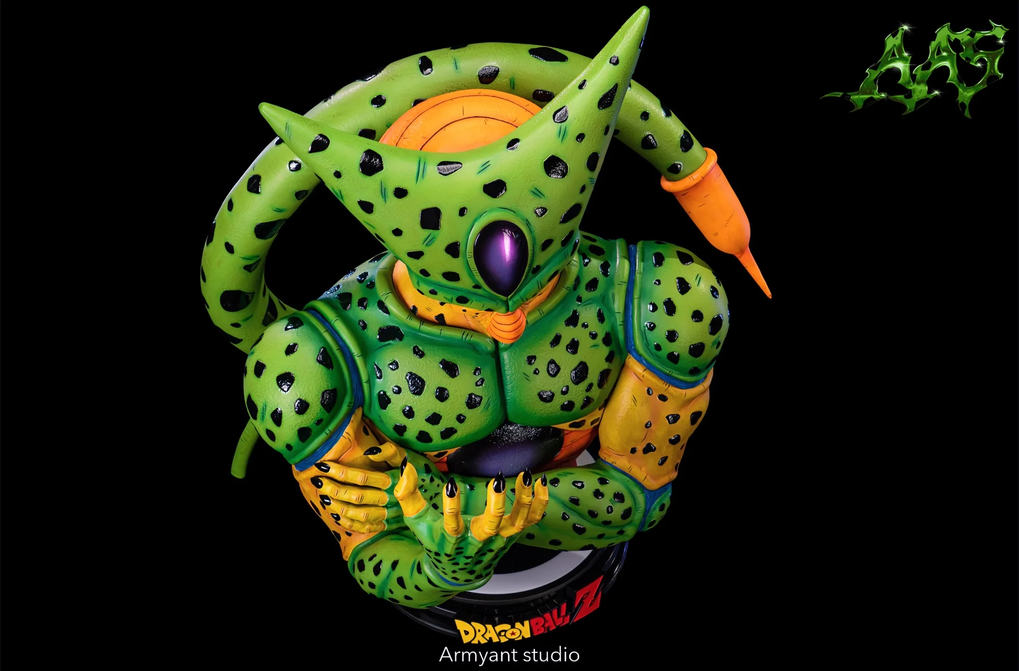 Dragon Ball ArmyAnt Studio First Form Cell Life Size Bust Resin Statue - Image 6