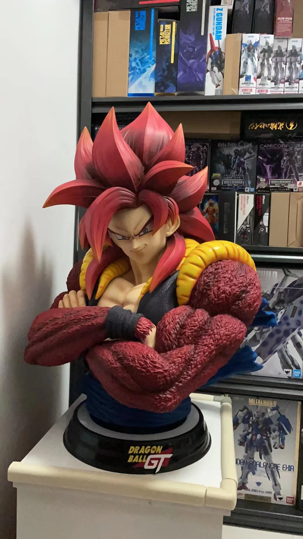 Dragon Ball ArmyAnt Studio Gogeta SSJ4 Life Size Bust Resin Statue - Image 3