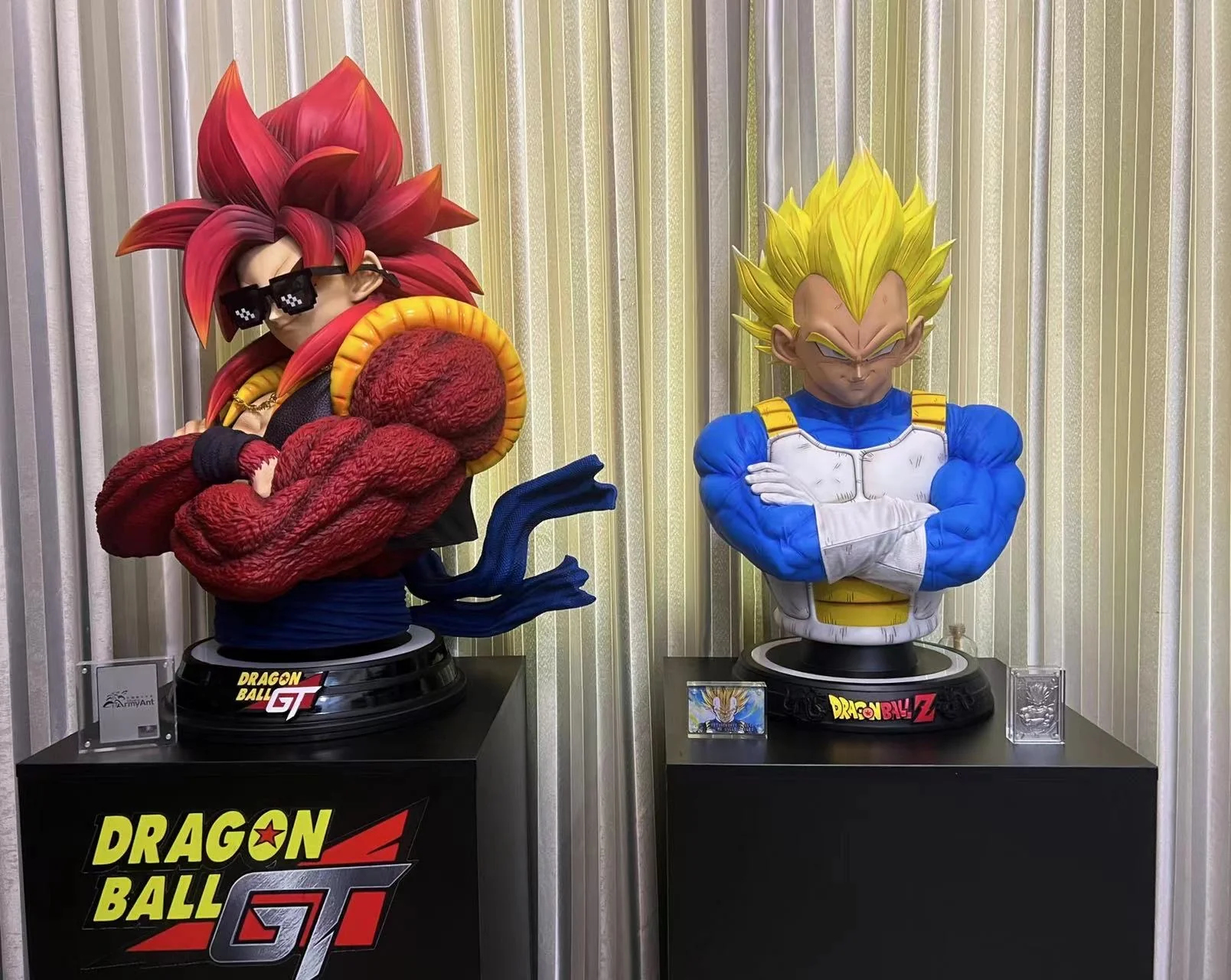 Dragon Ball ArmyAnt Studio Gogeta SSJ4 Life Size Bust Resin Statue - Image 6