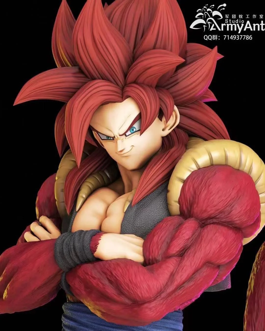 Dragon Ball ArmyAnt Studio Gogeta SSJ4 Resin Statue - Image 20
