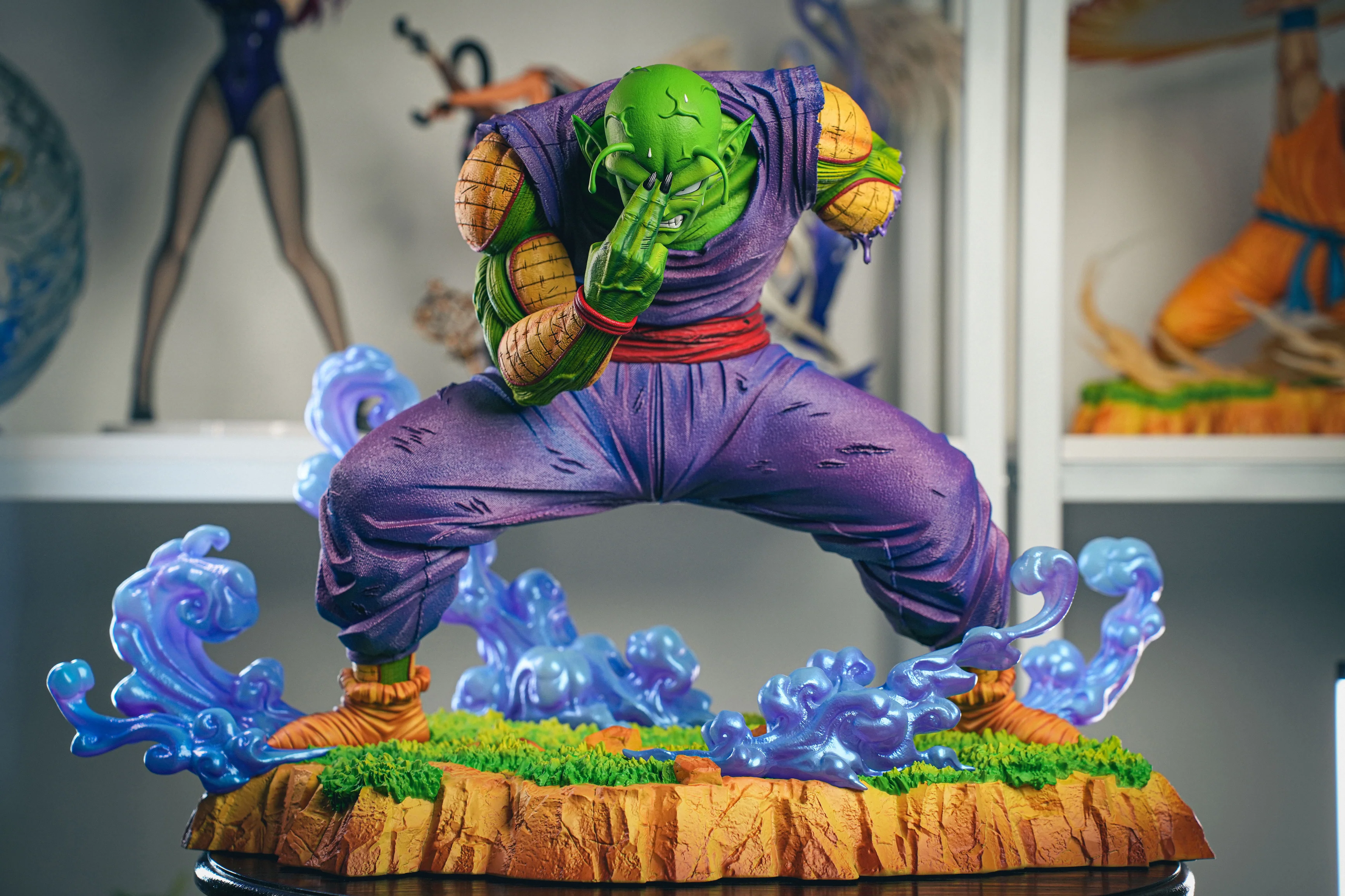 Dragon Ball Clouds Studio Piccolo Makankosappo Resin Statue - Image 8