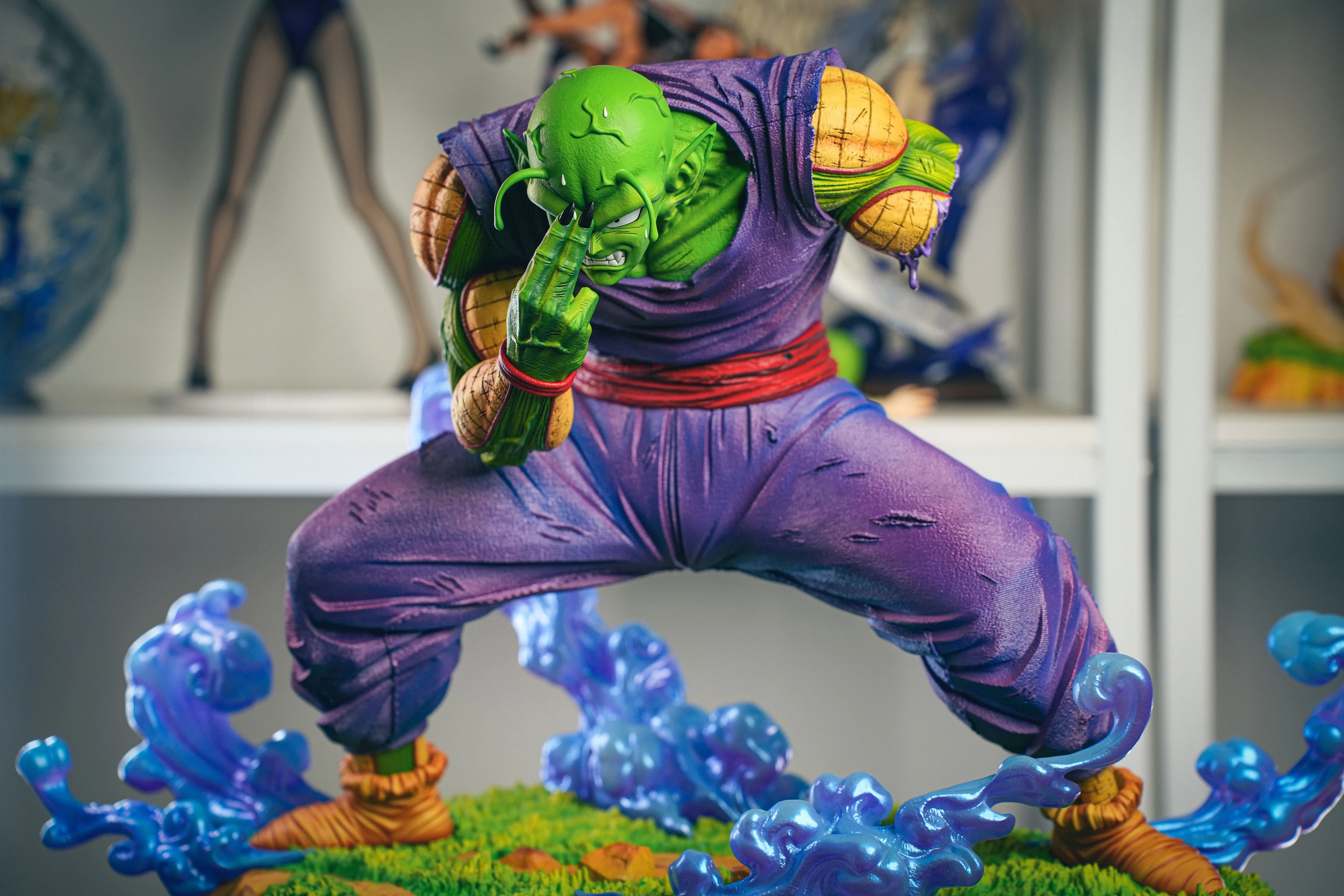 Dragon Ball Clouds Studio Piccolo Makankosappo Resin Statue - Image 9