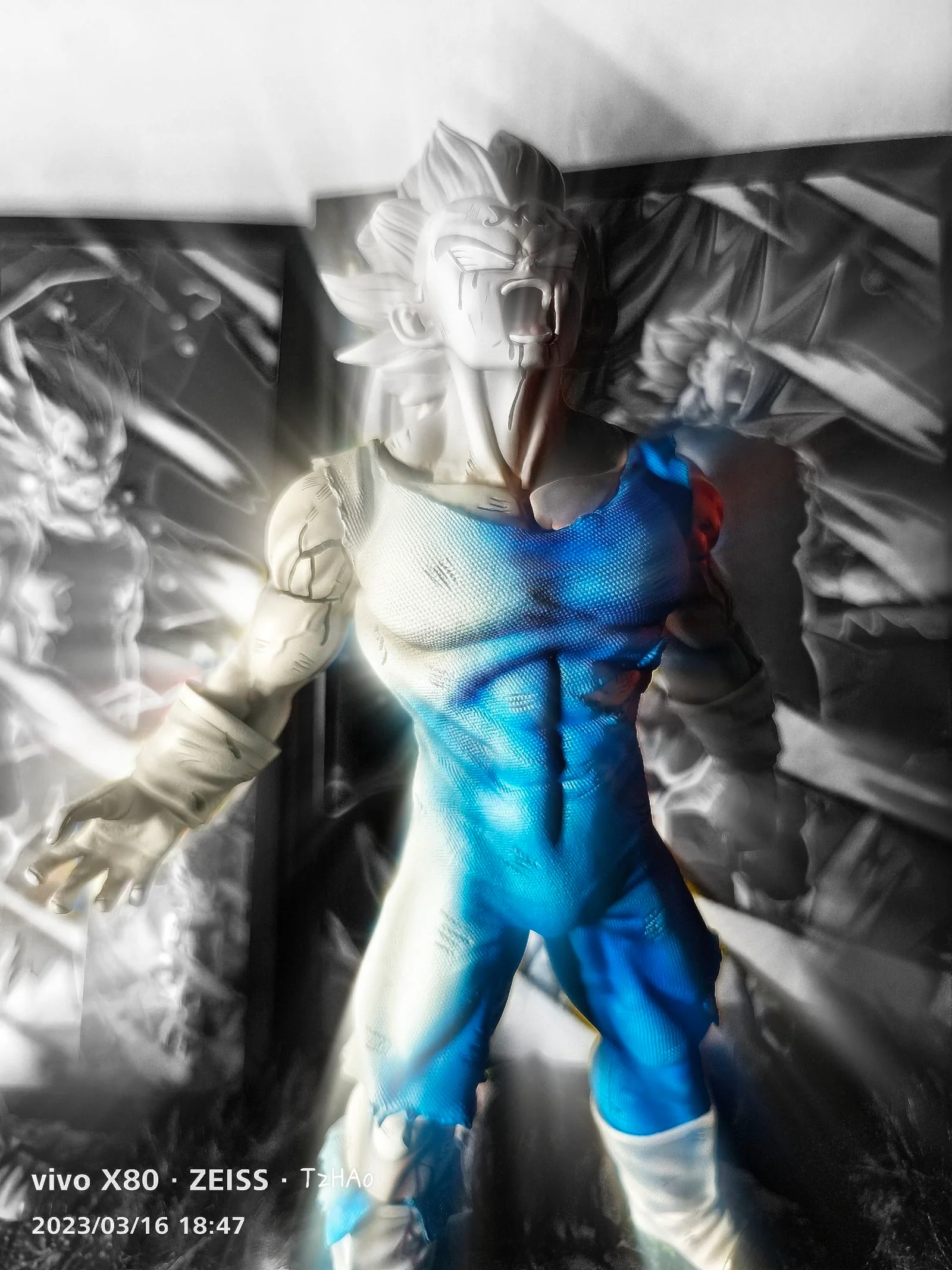 Dragon Ball Dim Model Studio Majin Vegeta Explosion Resin Statue - Image 10