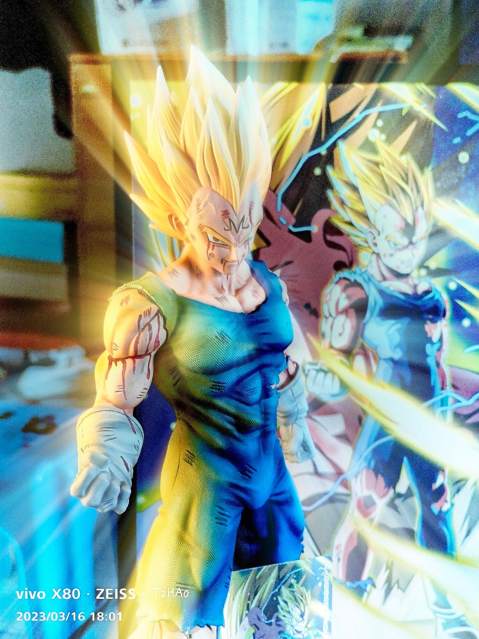 Dragon Ball Dim Model Studio Majin Vegeta Explosion Resin Statue - Image 13