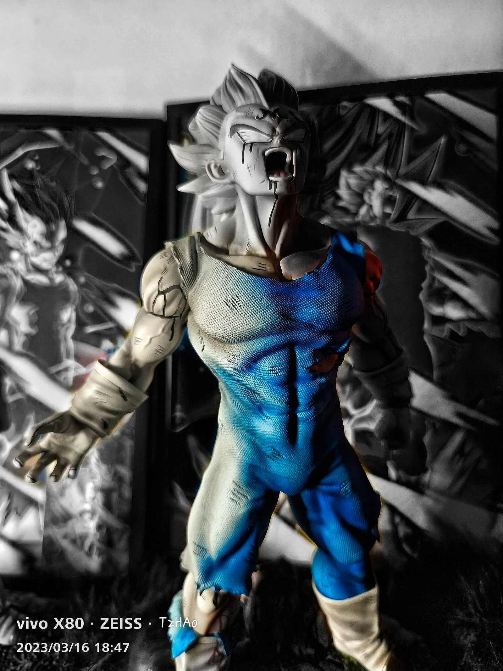 Dragon Ball Dim Model Studio Majin Vegeta Explosion Resin Statue - Image 14