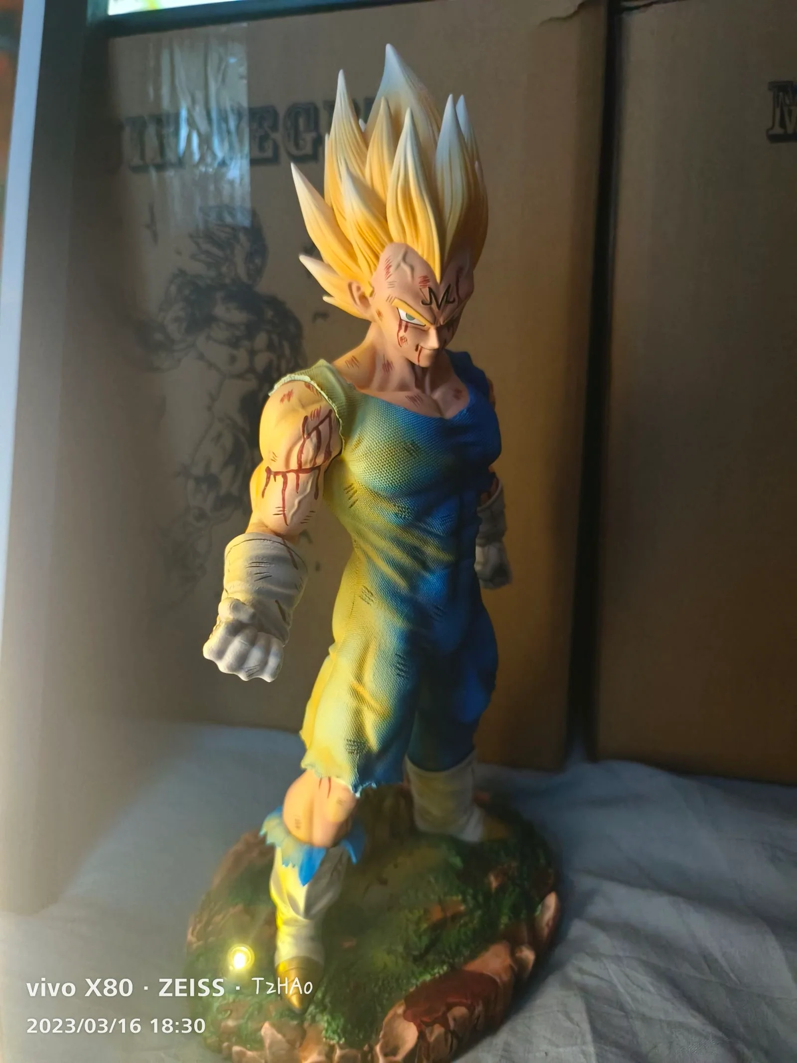 Dragon Ball Dim Model Studio Majin Vegeta Explosion Resin Statue - Image 18