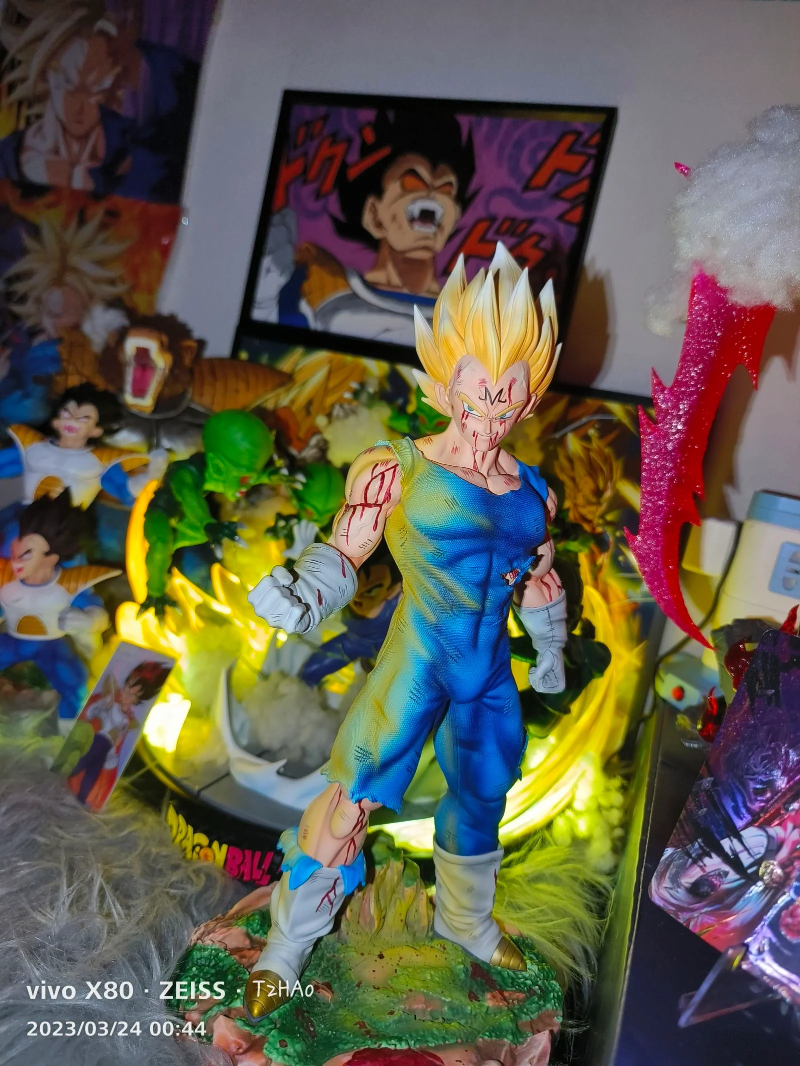 Dragon Ball Dim Model Studio Majin Vegeta Explosion Resin Statue - Image 5