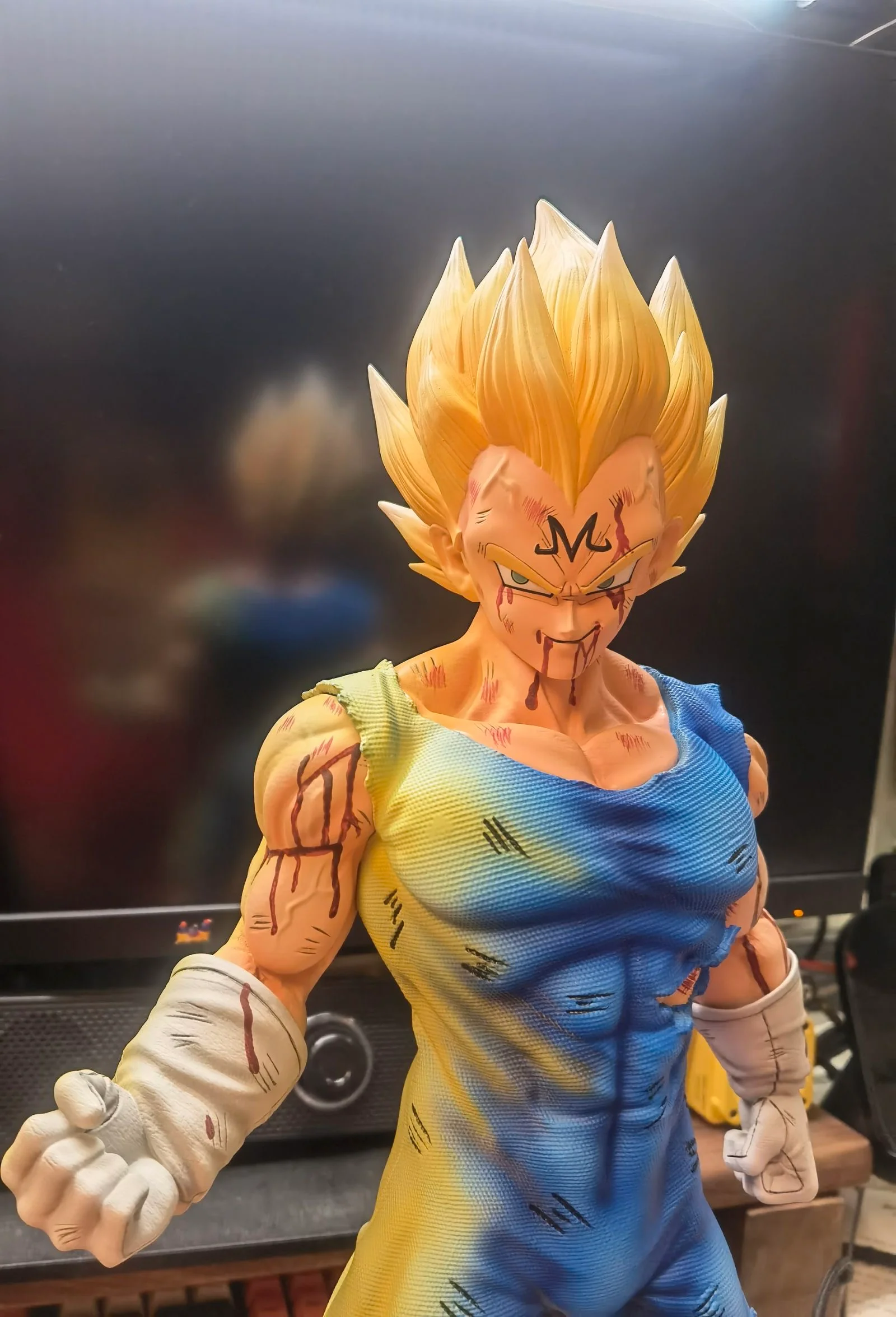 Dragon Ball Dim Model Studio Majin Vegeta Explosion Resin Statue - Image 6