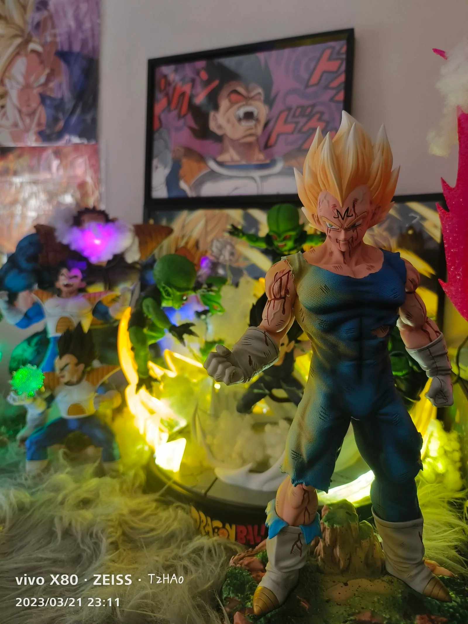 Dragon Ball Dim Model Studio Majin Vegeta Explosion Resin Statue - Image 7