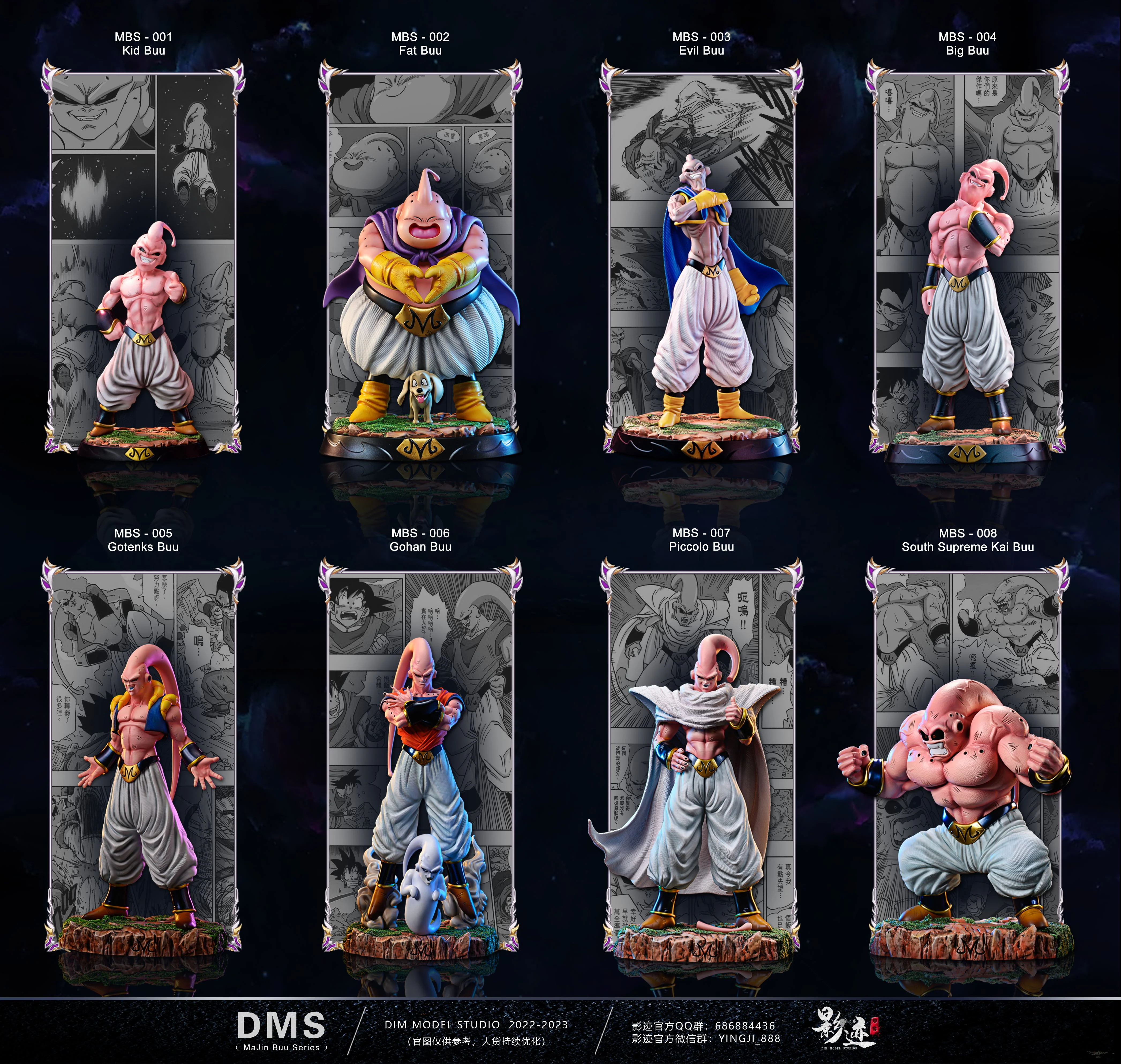 Dragon Ball Dim Model Studio South Supreme Kai Buu Resin Statue - Image 11