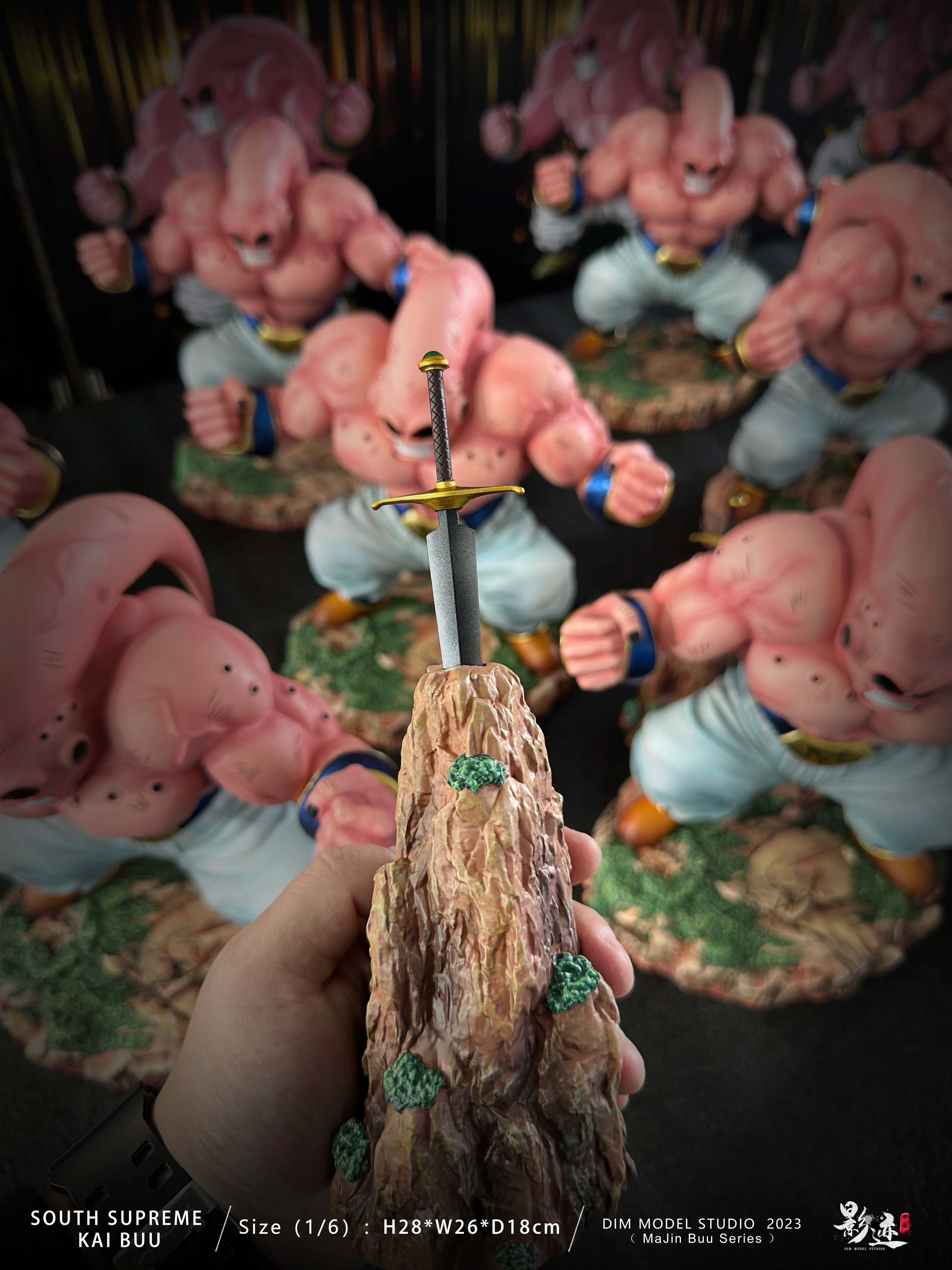 Dragon Ball Dim Model Studio South Supreme Kai Buu Resin Statue - Image 4