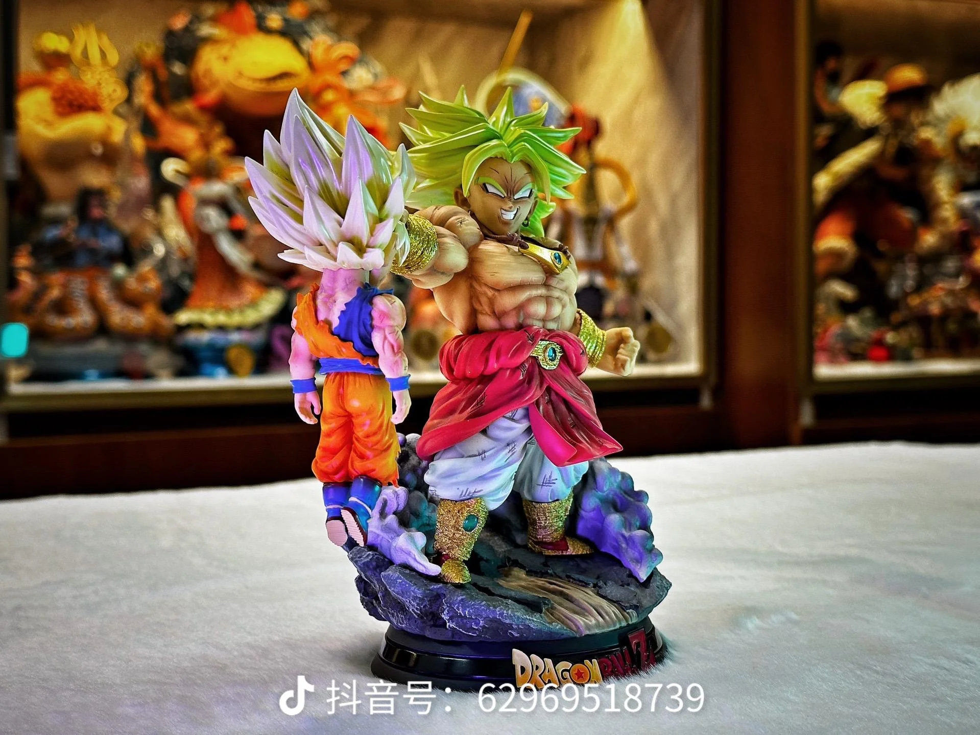 Dragon Ball League Studio Legendary Broly VS Goku Resin Statue - Image 3