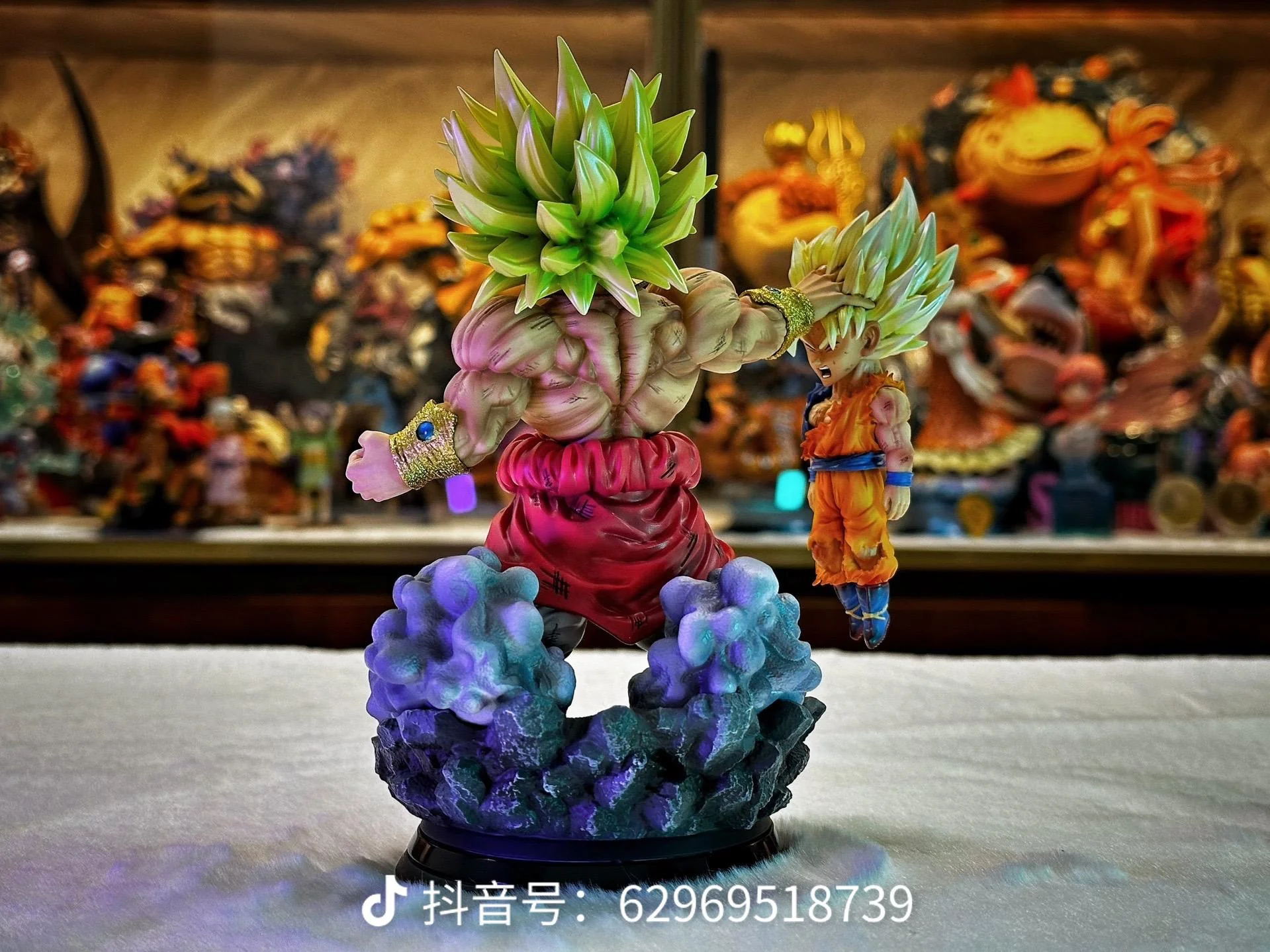Dragon Ball League Studio Legendary Broly VS Goku Resin Statue - Image 5