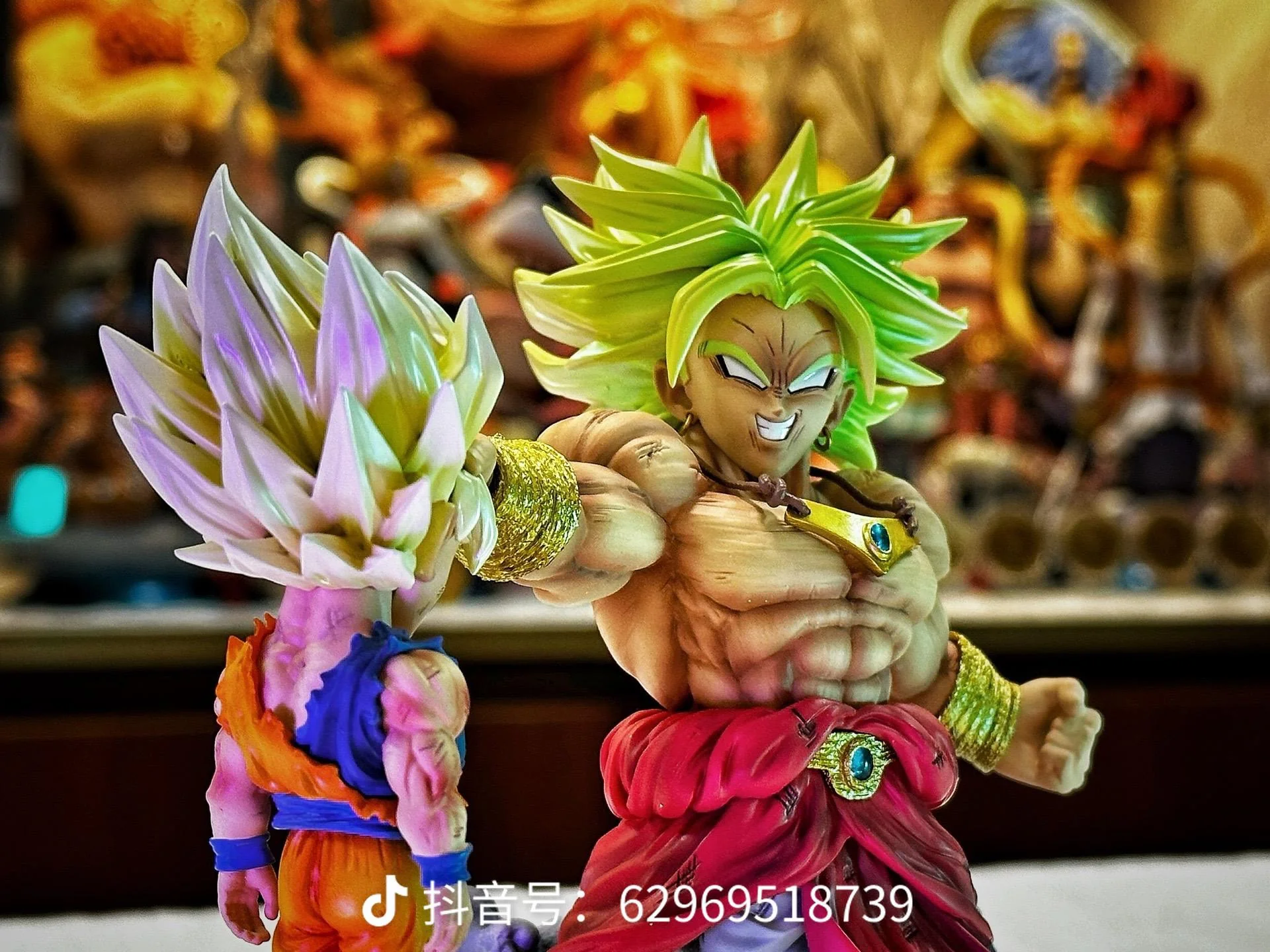 Dragon Ball League Studio Legendary Broly VS Goku Resin Statue - Image 6