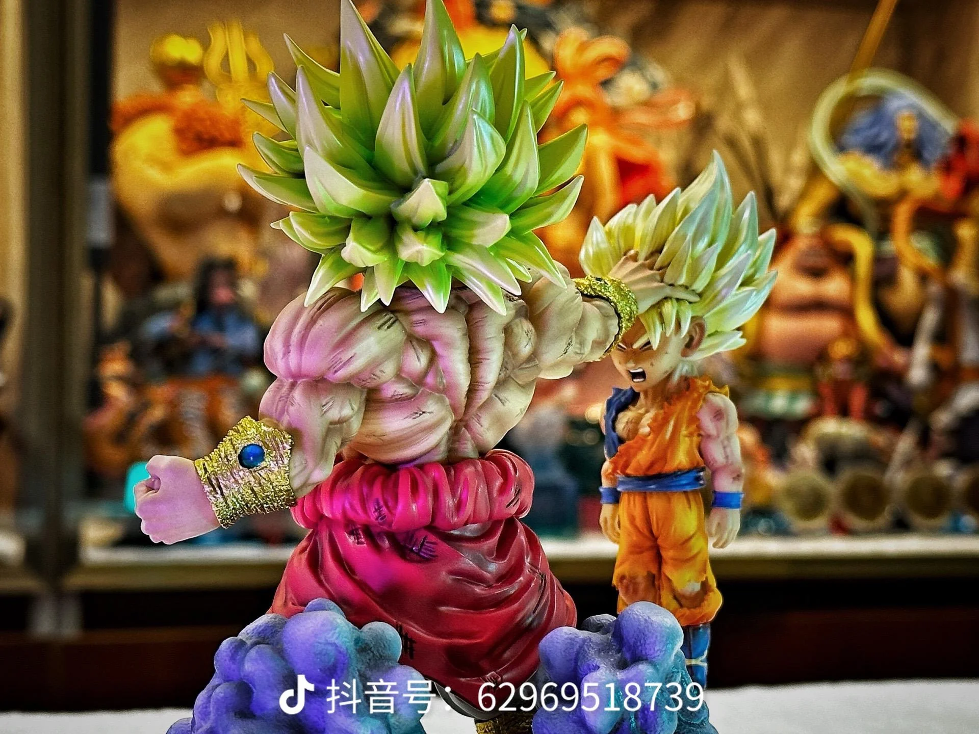 Dragon Ball League Studio Legendary Broly VS Goku Resin Statue - Image 8