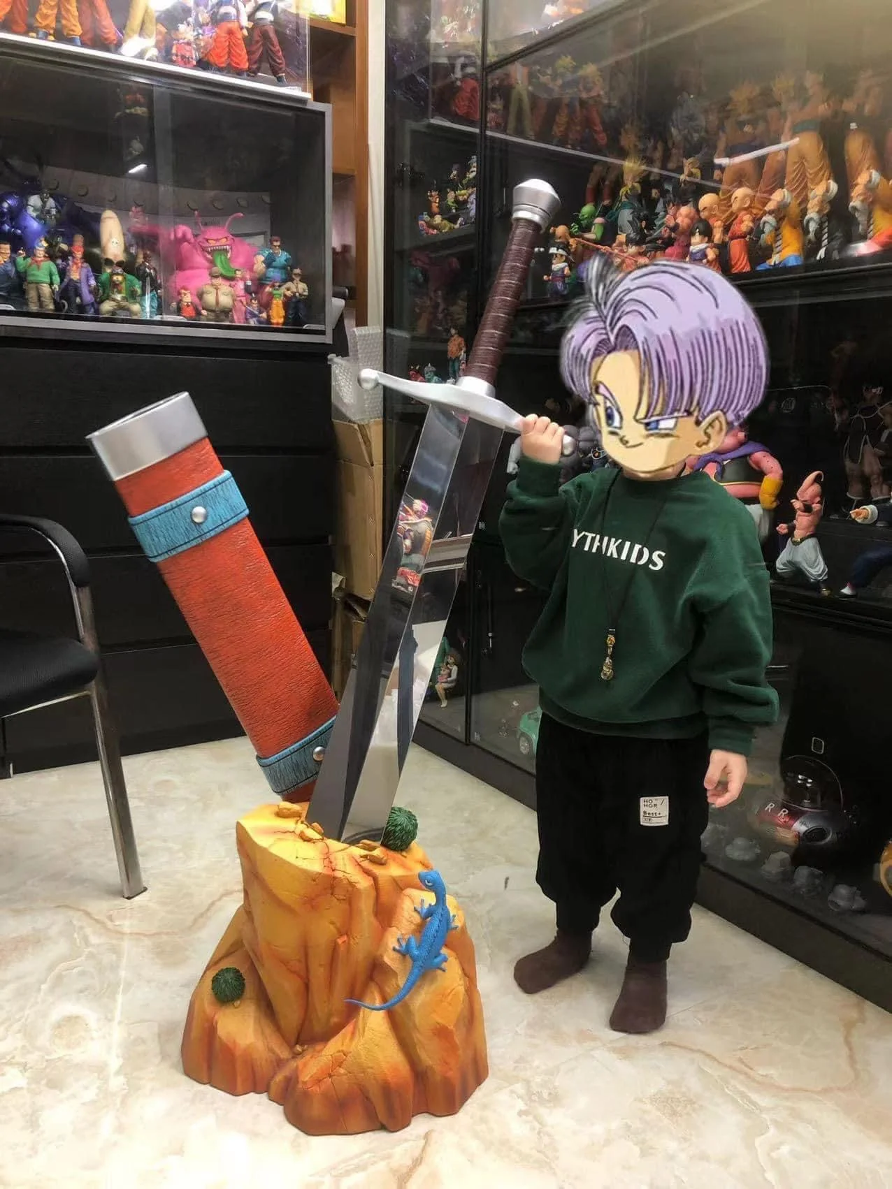 Dragon Ball MRC Studio Trunks Sword Life Size Resin Statue - Image 16