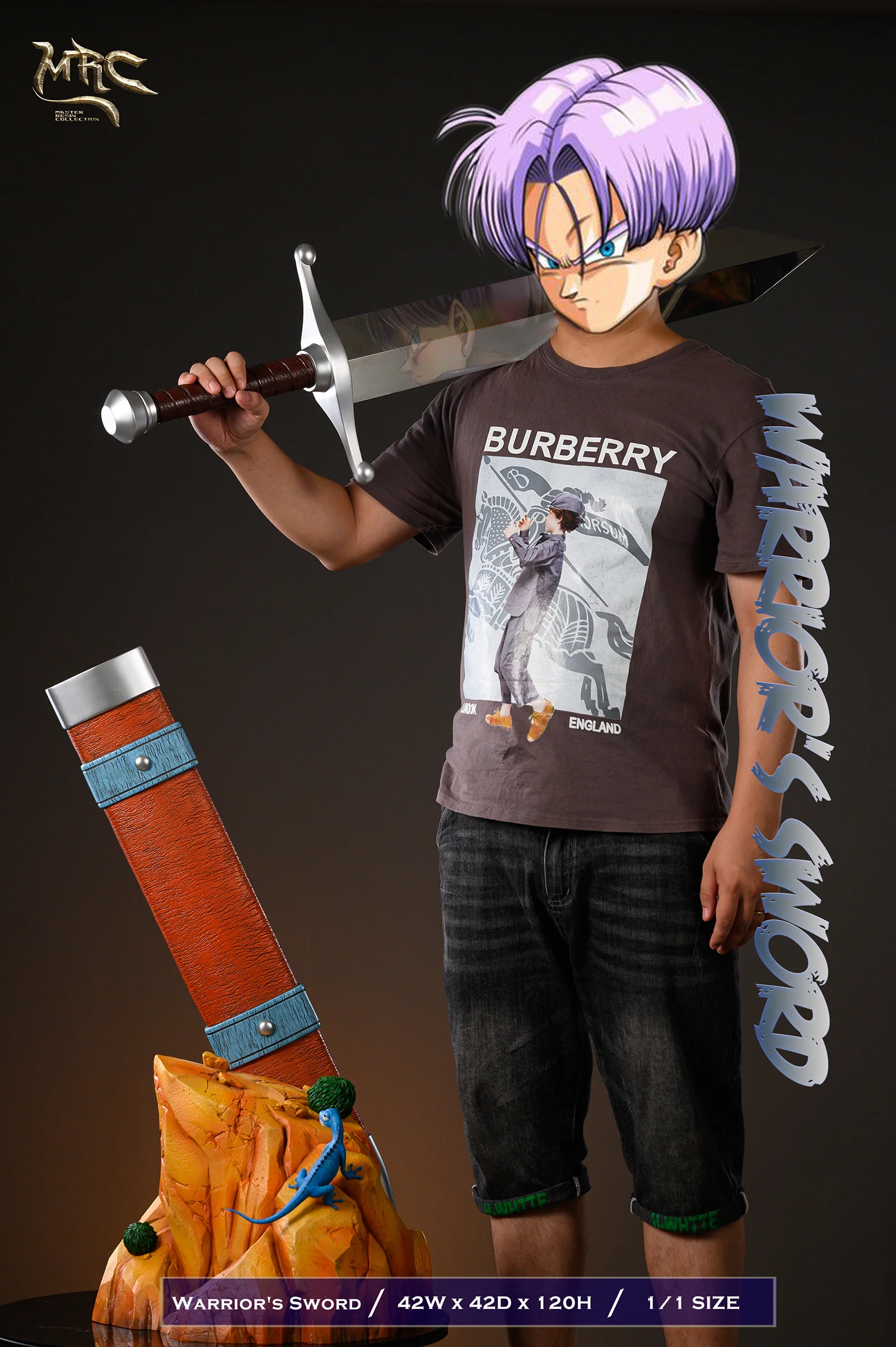 Dragon Ball MRC Studio Trunks Sword Life Size Resin Statue - Image 20