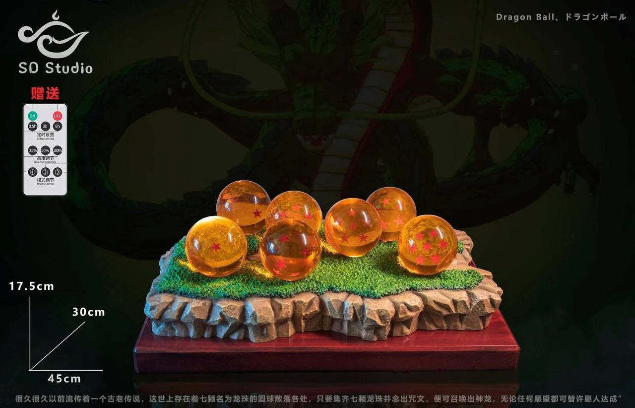 Dragon Ball SD Studio Life Size Earth 7 Dragon Balls Resin Statue - Image 12