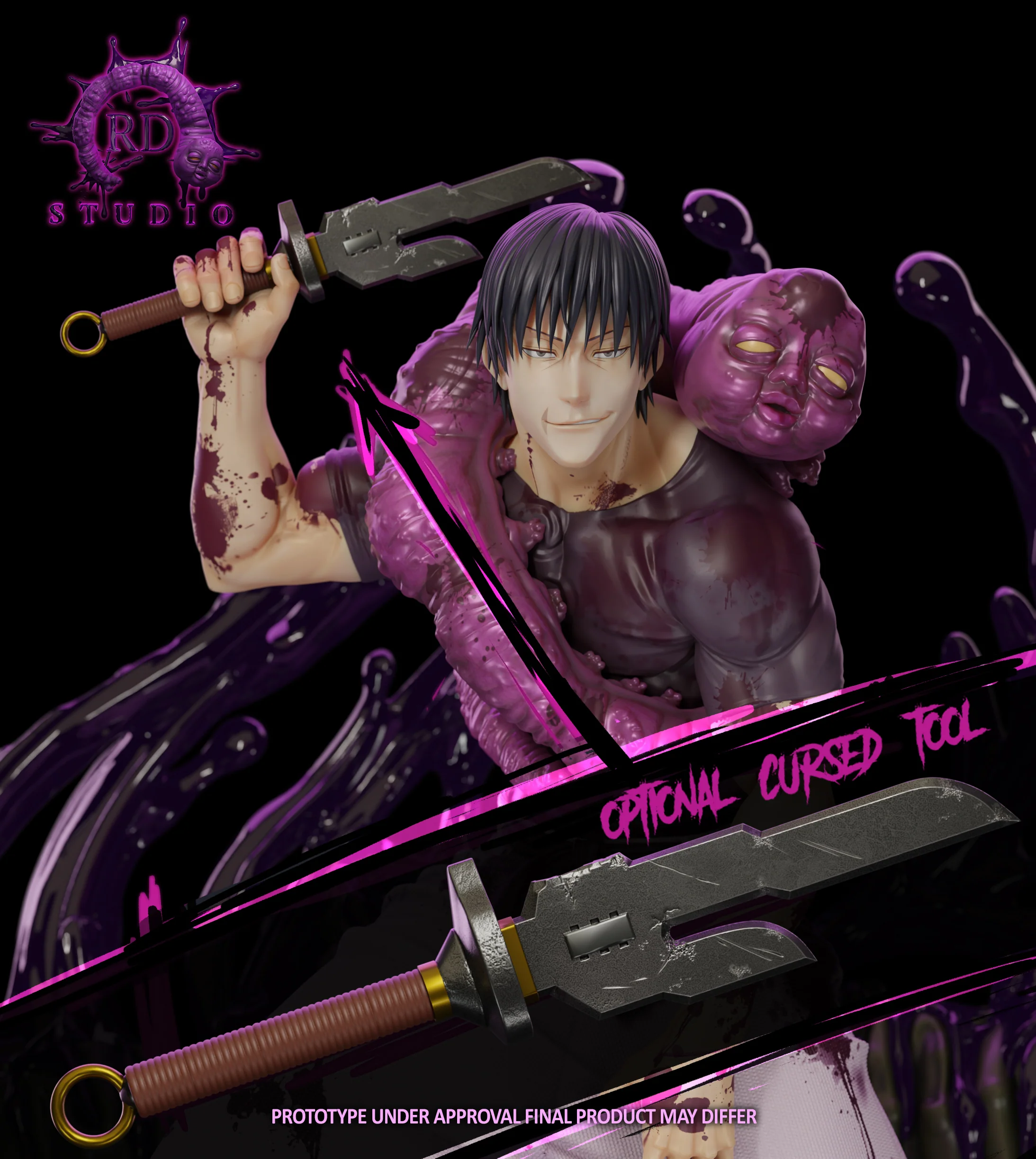 Jujutsu Kaisen RD Studio Toji Fushiguro Resin Statue - Image 18