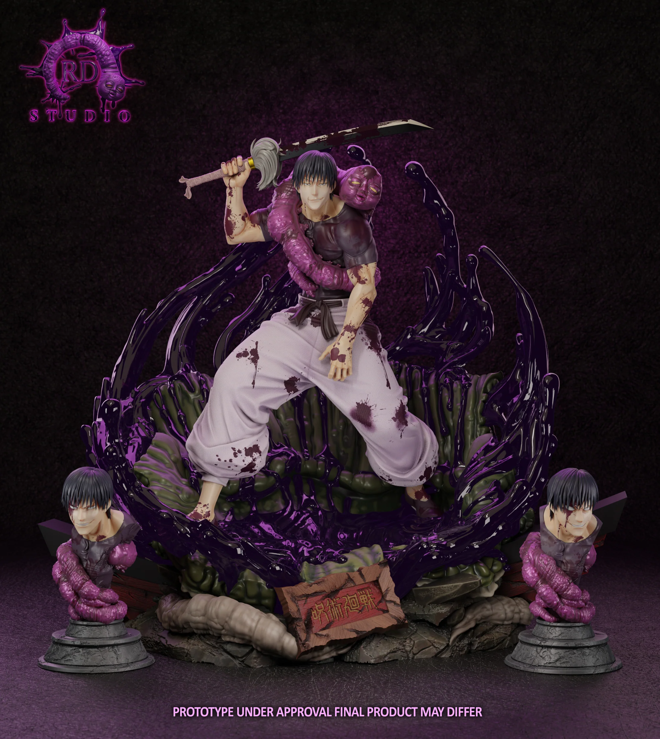 Jujutsu Kaisen RD Studio Toji Fushiguro Resin Statue - Image 6