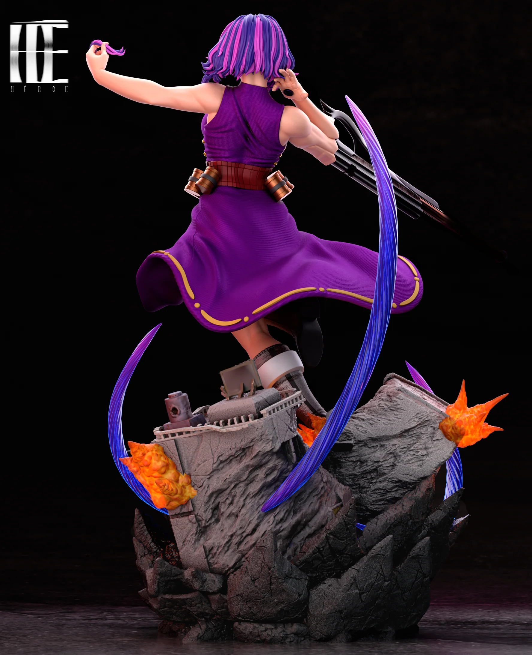 My Hero Academia Heroe Collectibles Lady Nagant Resin Statue - Image 8