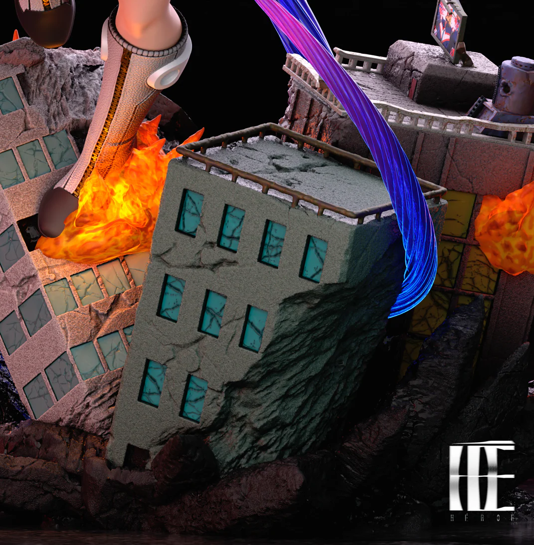 My Hero Academia Heroe Collectibles Lady Nagant Resin Statue - Image 9