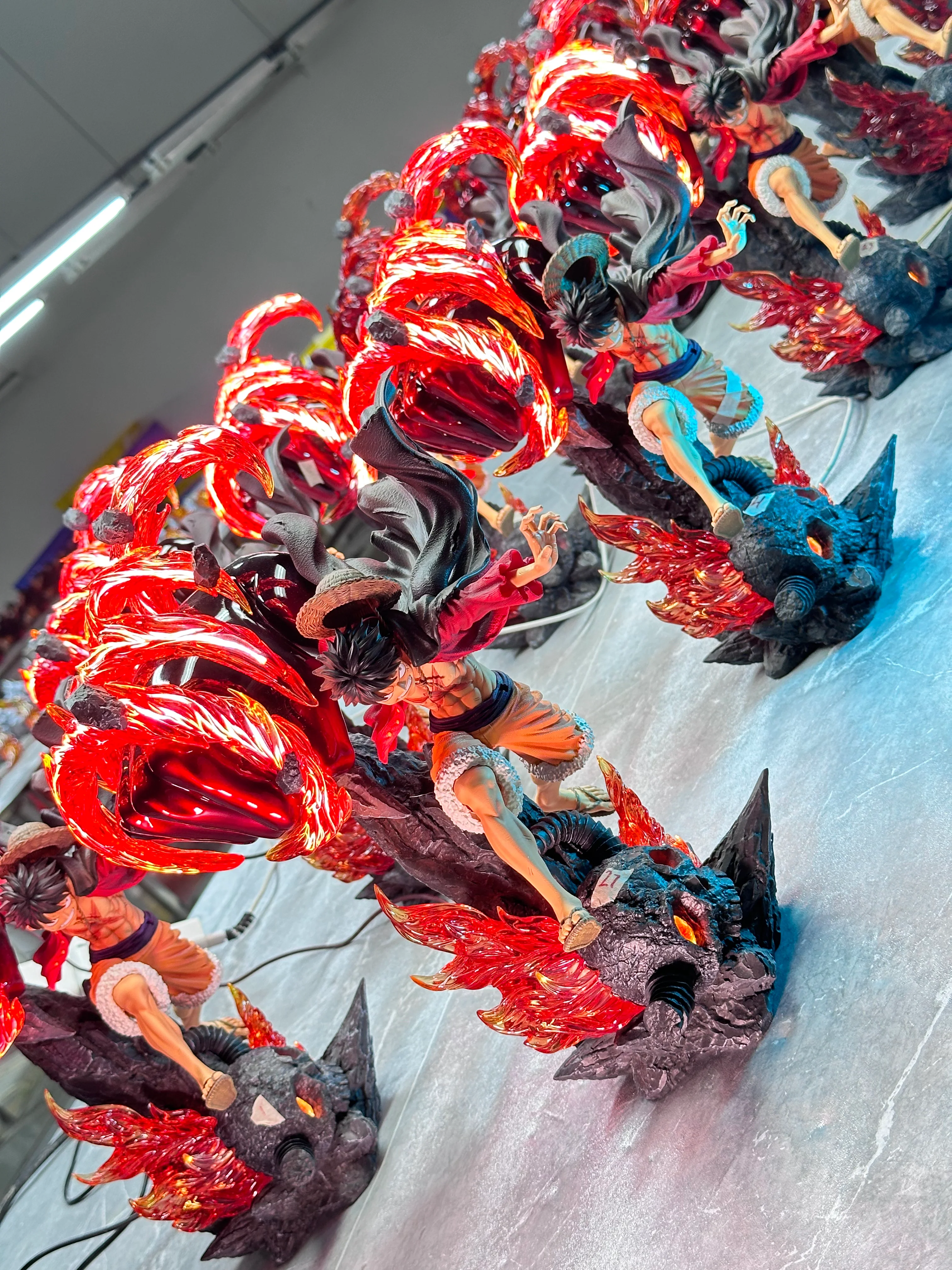 One Piece MZ Studio Red Rock Luffy Resin Statue - Image 3