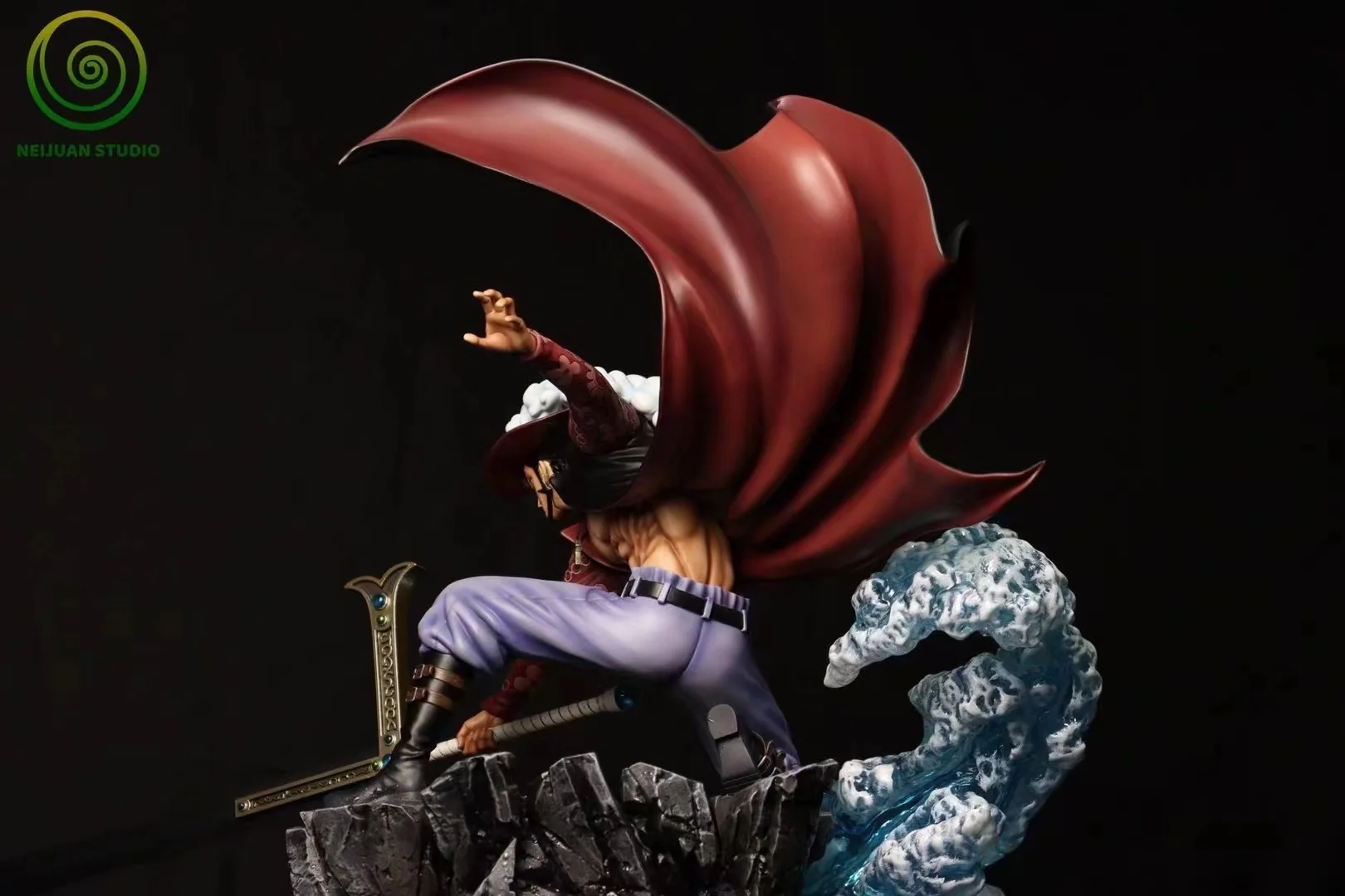 One Piece NEIJUAN Studio Oka Shichibukai Dracule Mihawk Resin Statue - Image 4