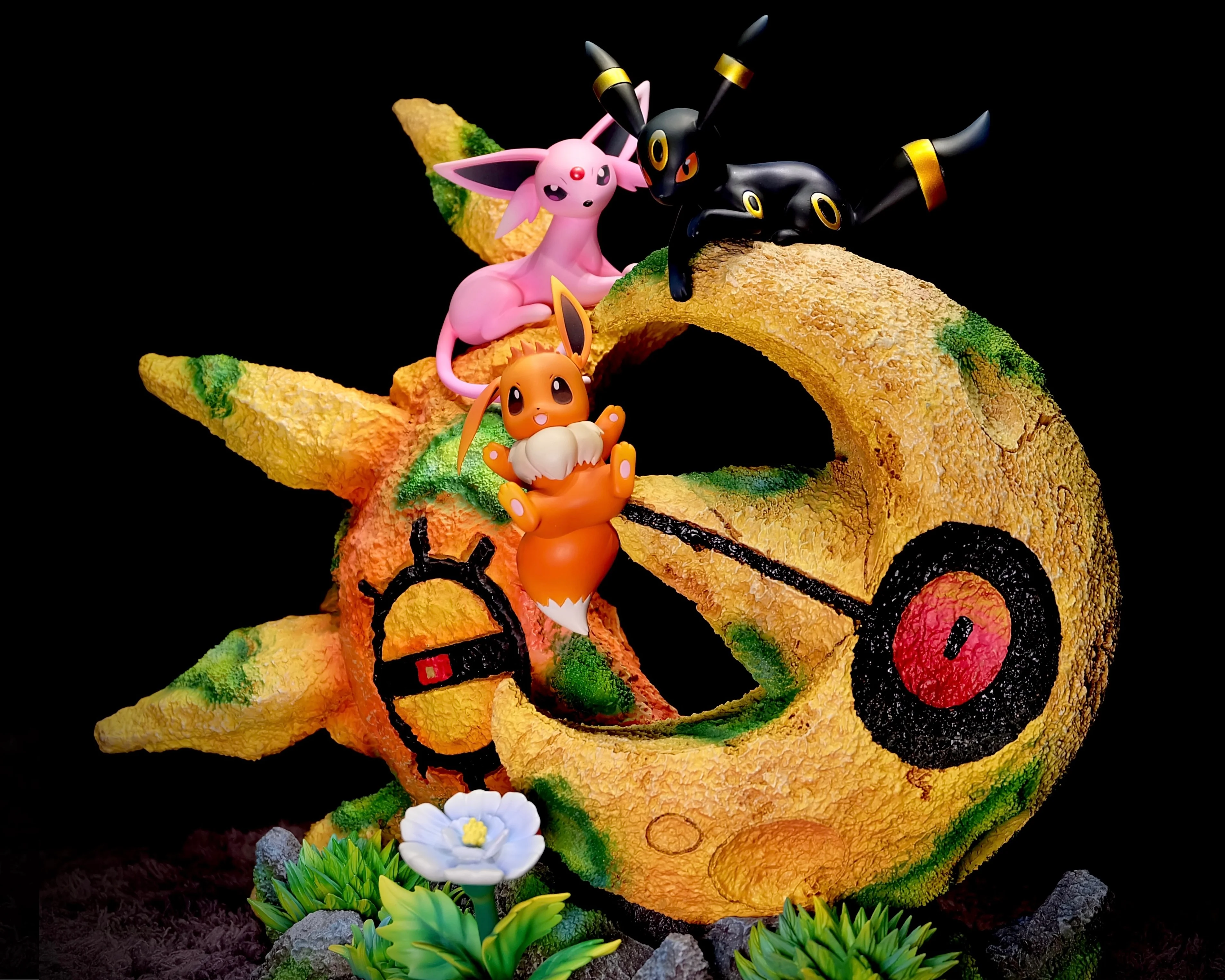 Pokémon DM Studio Eevee Evo Part 1-2-3 Resin Statue - Image 10