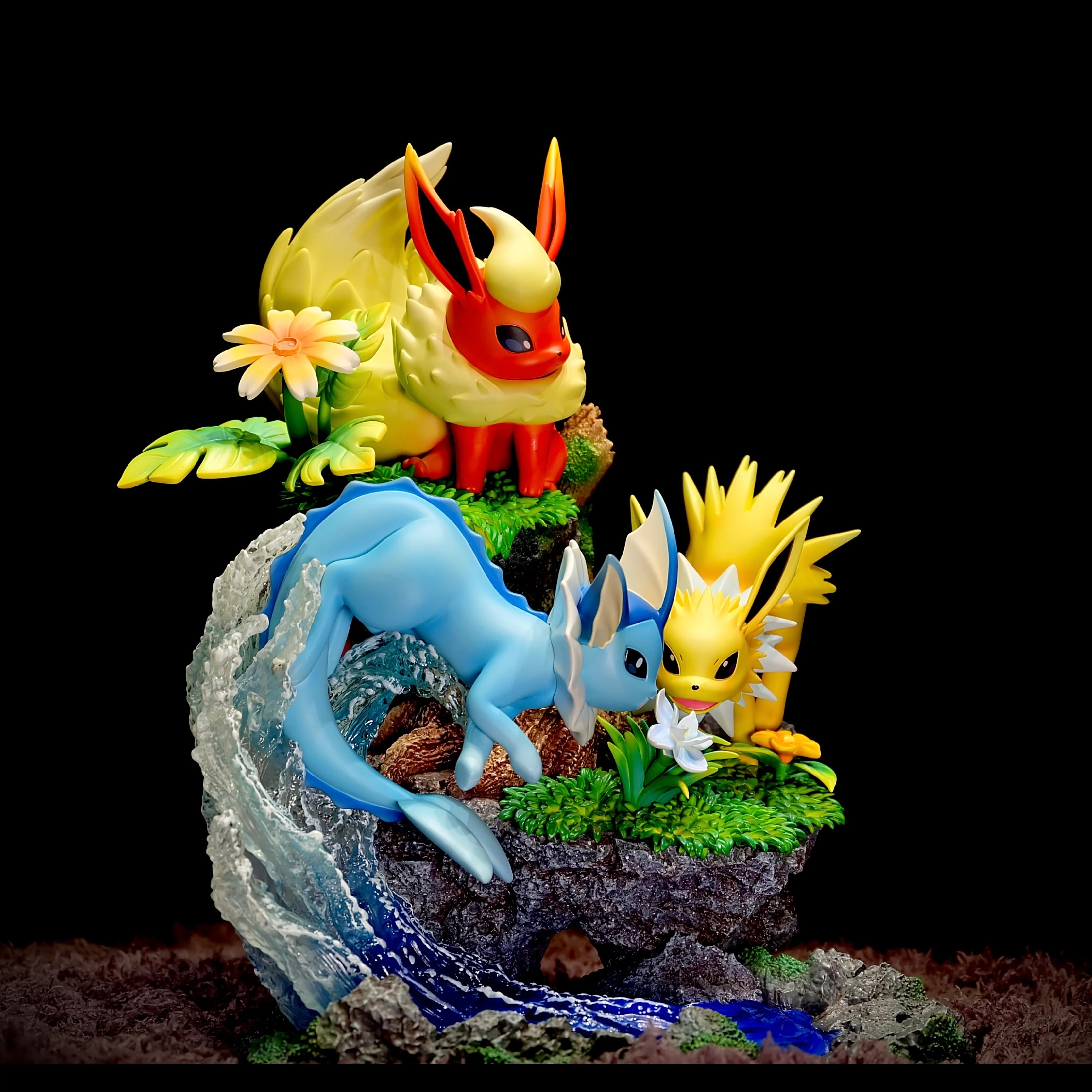 Pokémon DM Studio Eevee Evo Part 1-2-3 Resin Statue - Image 4
