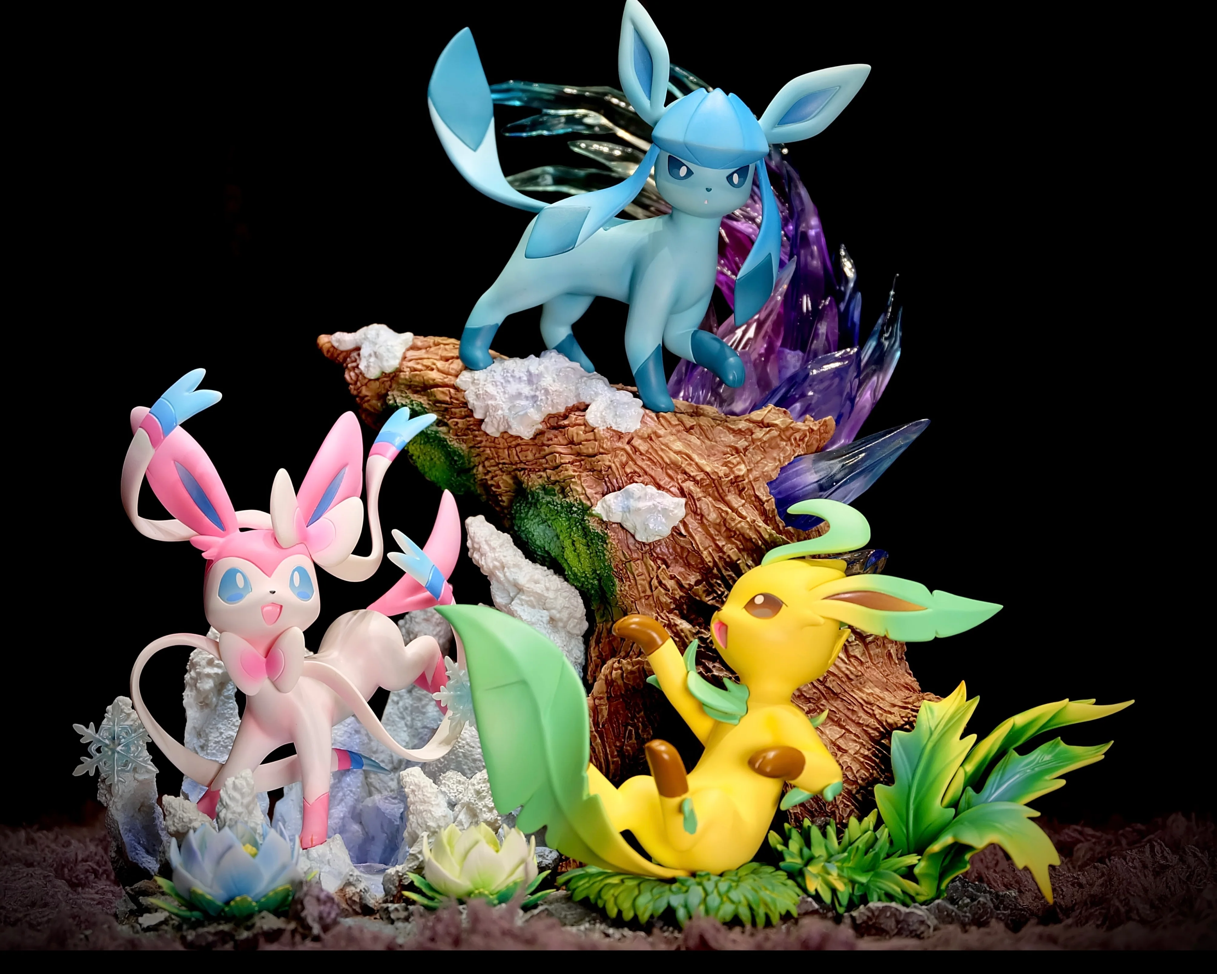 Pokémon DM Studio Eevee Evo Part 1-2-3 Resin Statue - Image 5