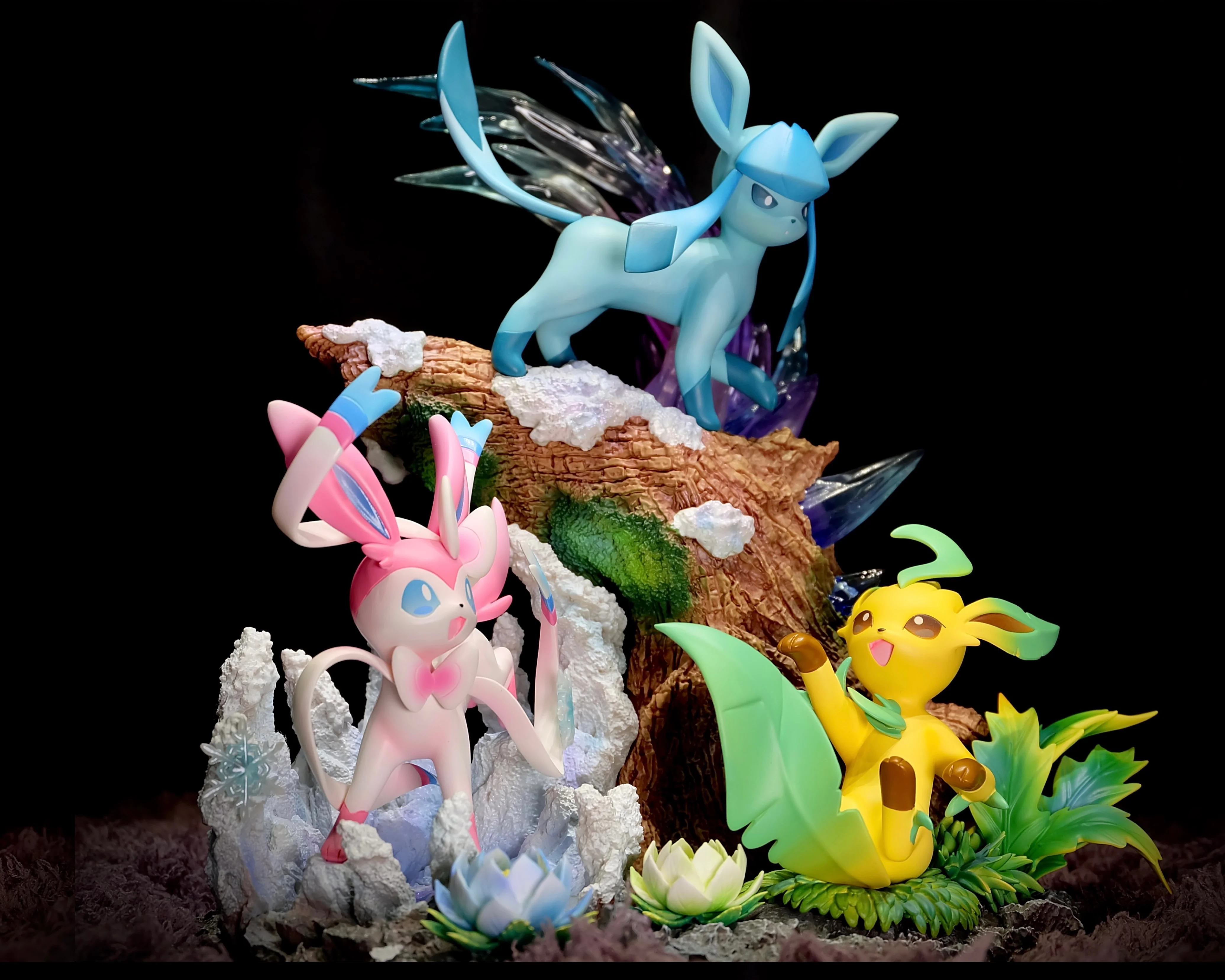 Pokémon DM Studio Eevee Evo Part 1-2-3 Resin Statue - Image 6