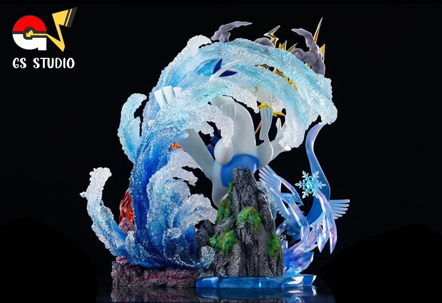 Pokemon GS Studio Explosive Birth Lugia Resin Statue - Image 3