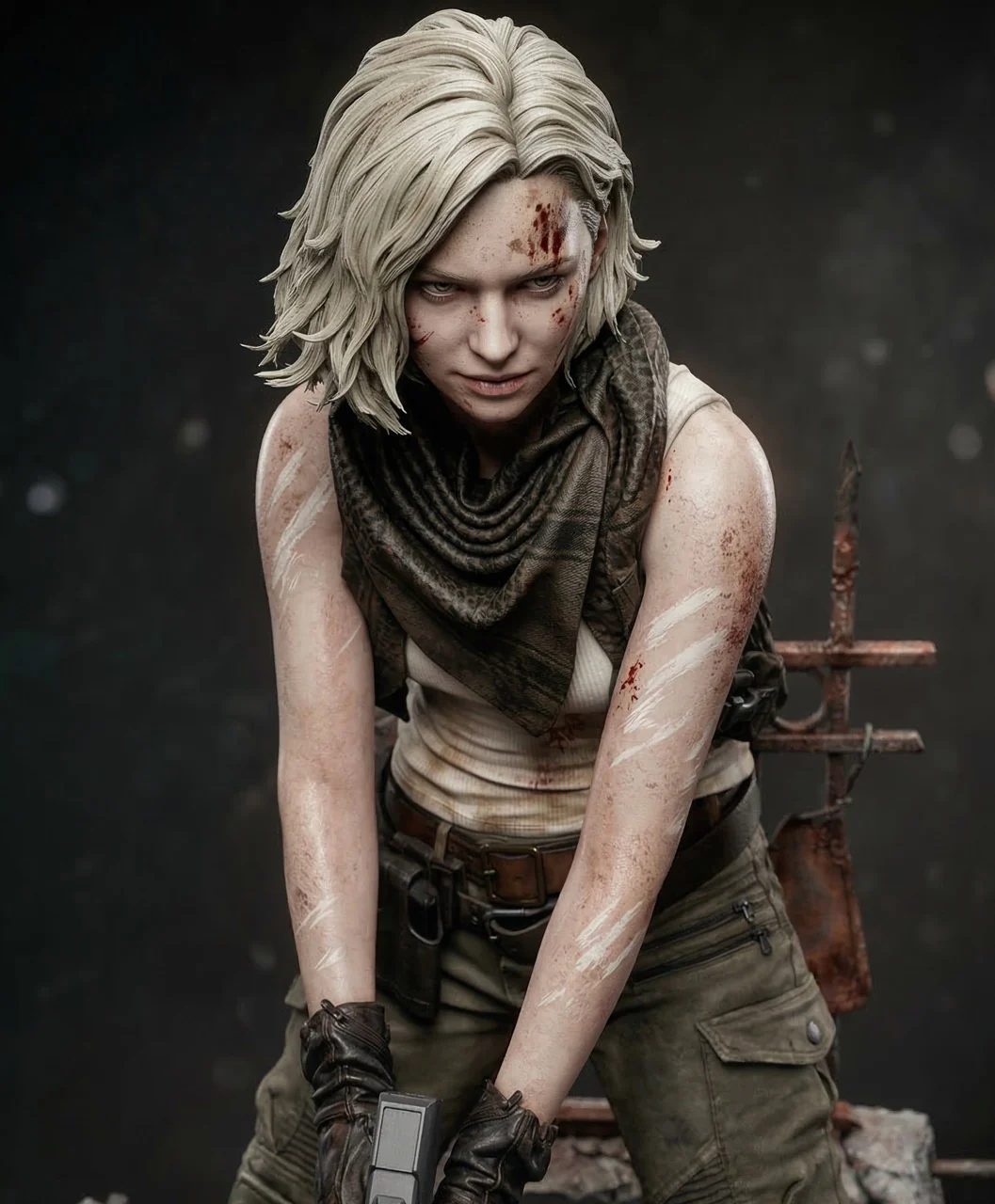 Resident Evil Reflection Studio Requiem Grace Apocalypse Costume Resin Statue - Image 3