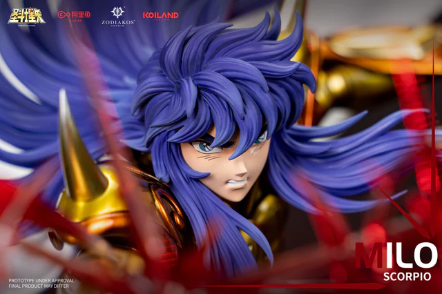 Saint Seiya Zodiakos Studio Milo Licensed Resin Statue - Image 13
