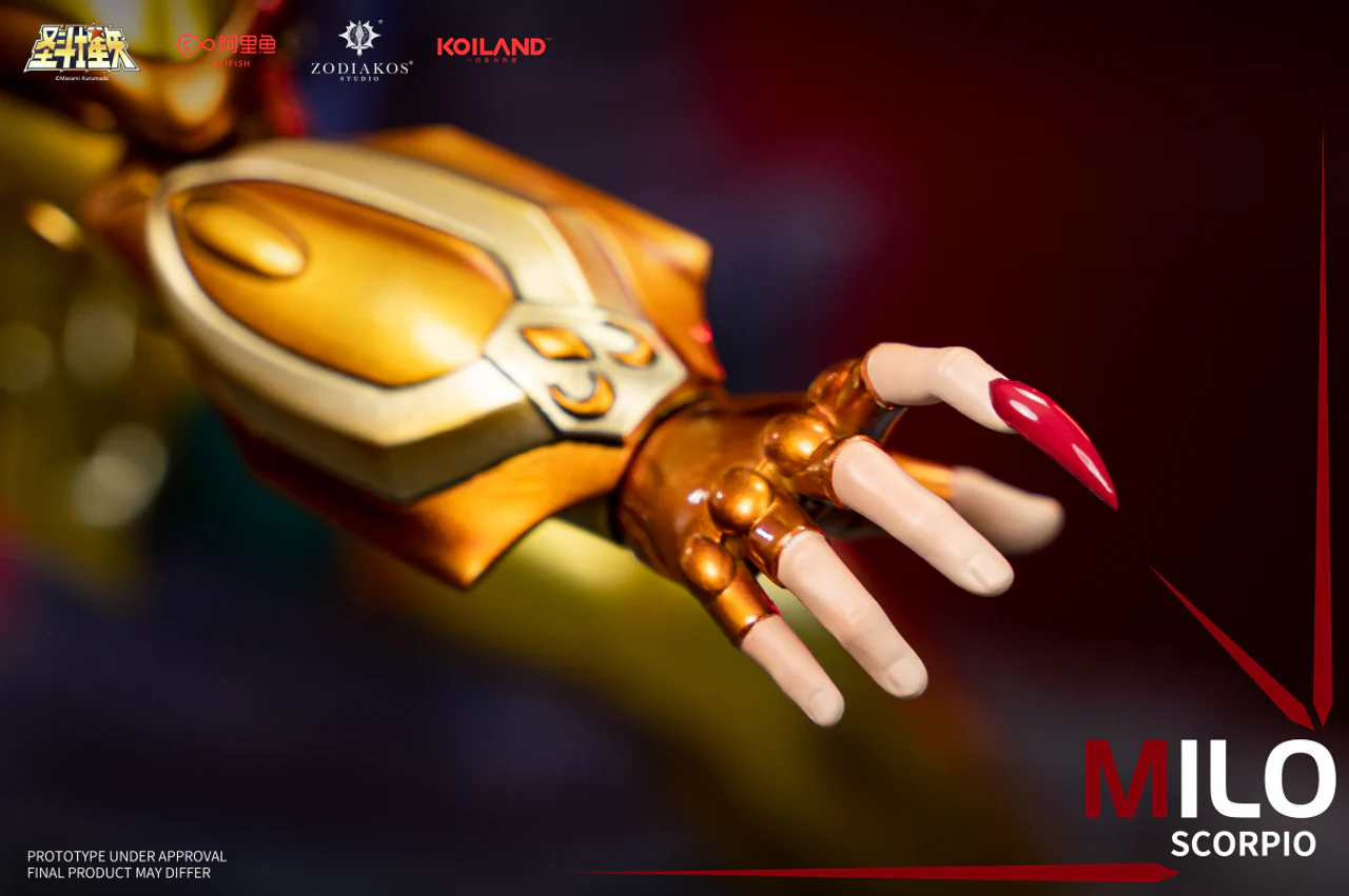 Saint Seiya Zodiakos Studio Milo Licensed Resin Statue - Image 15