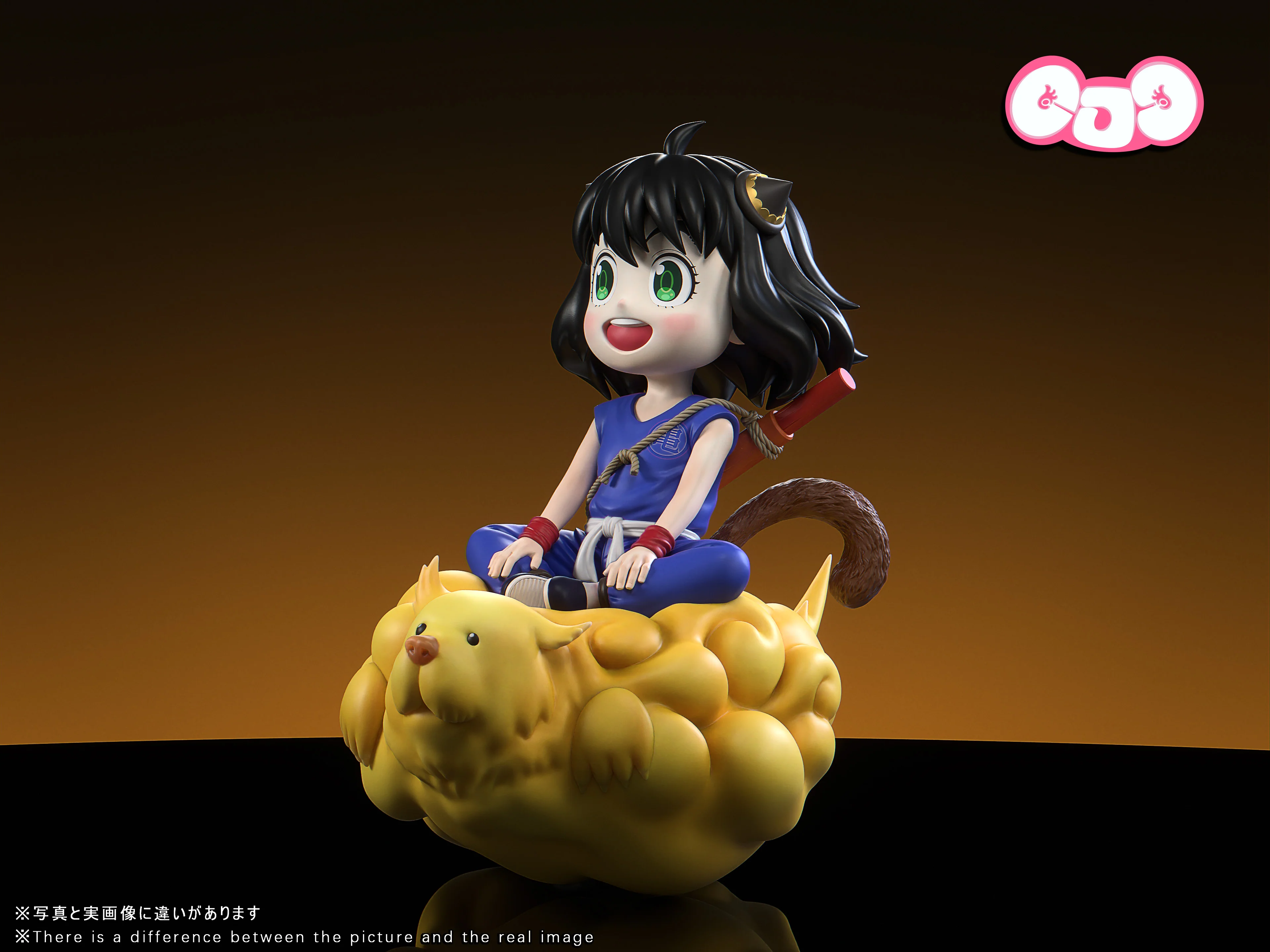 Spy x Family GJJ Studio Anya Forger COS Dragon Ball Son Goku Resin Statue - Image 3